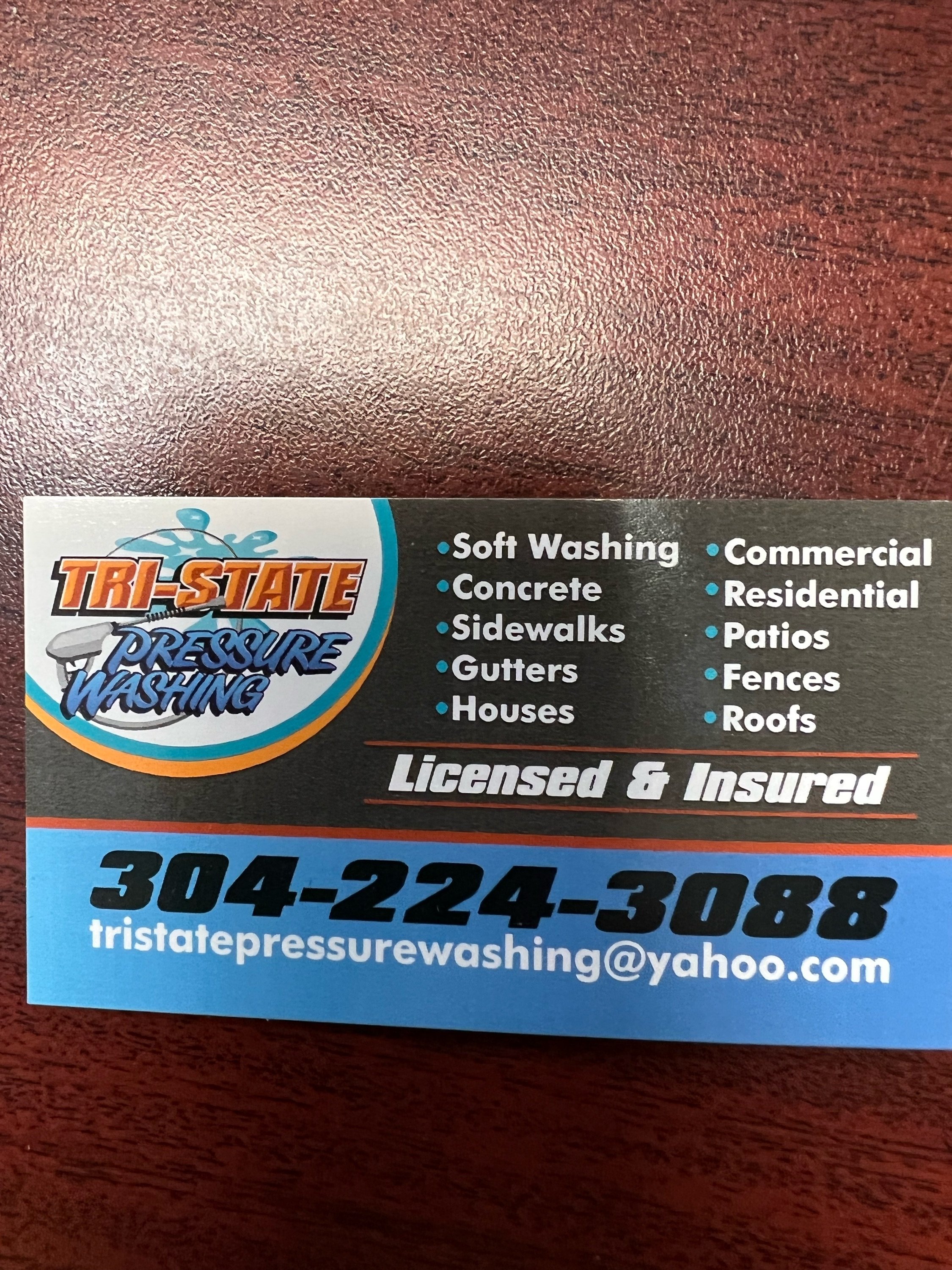 Tri-State Pressure Washing LLC Logo