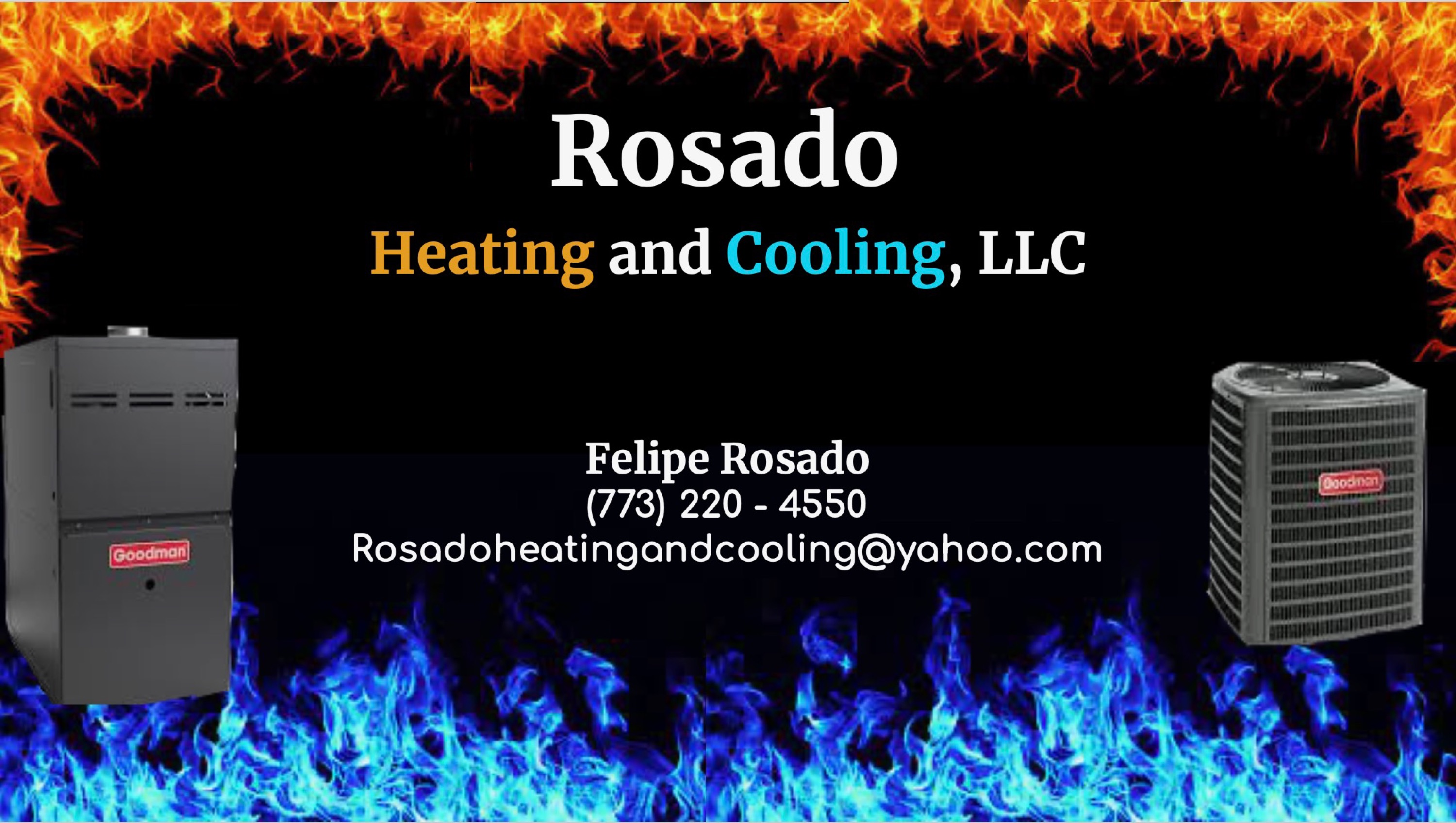 Rosado Heating and Cooling LLC Logo
