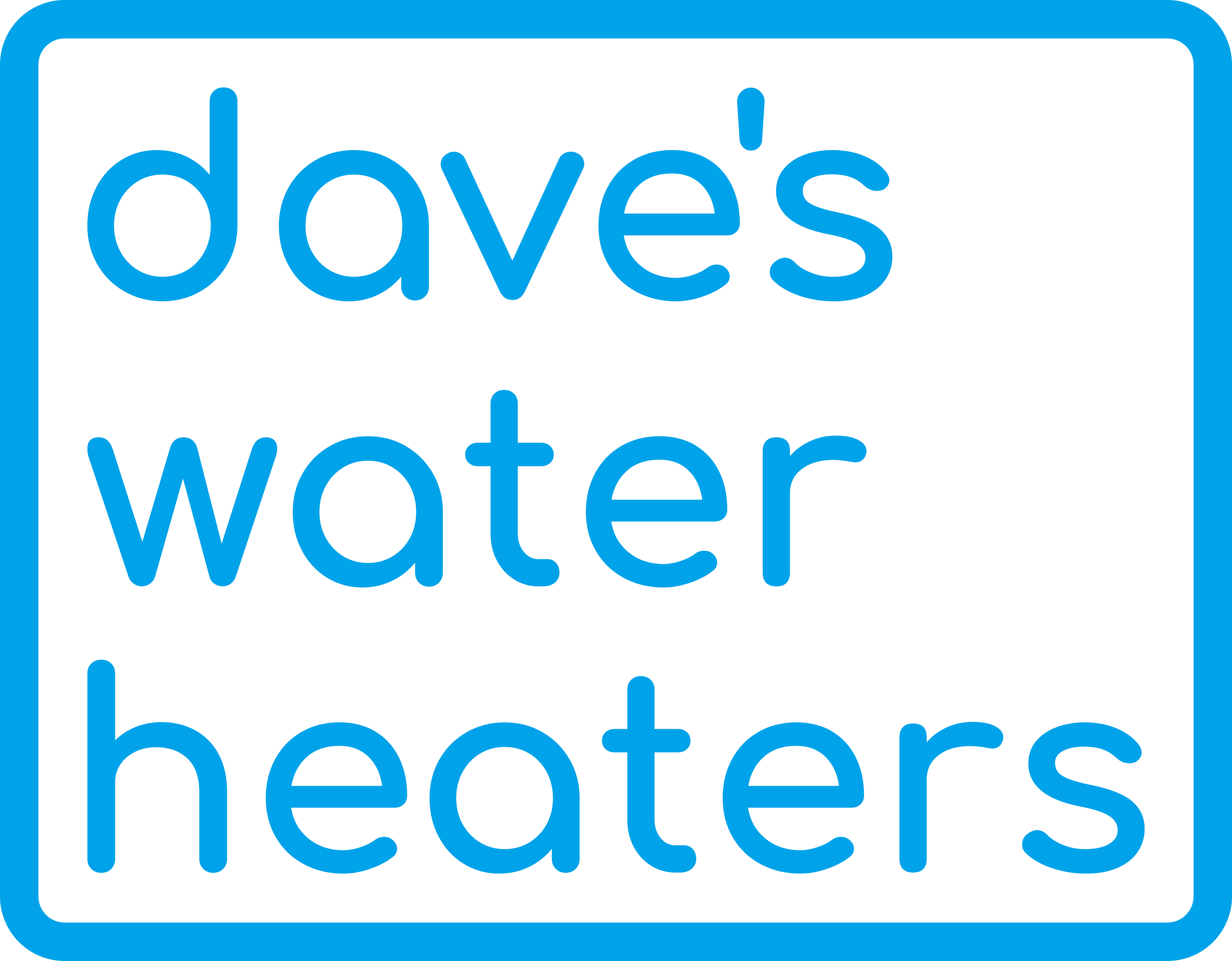 Dave's Water Heaters LLC Logo
