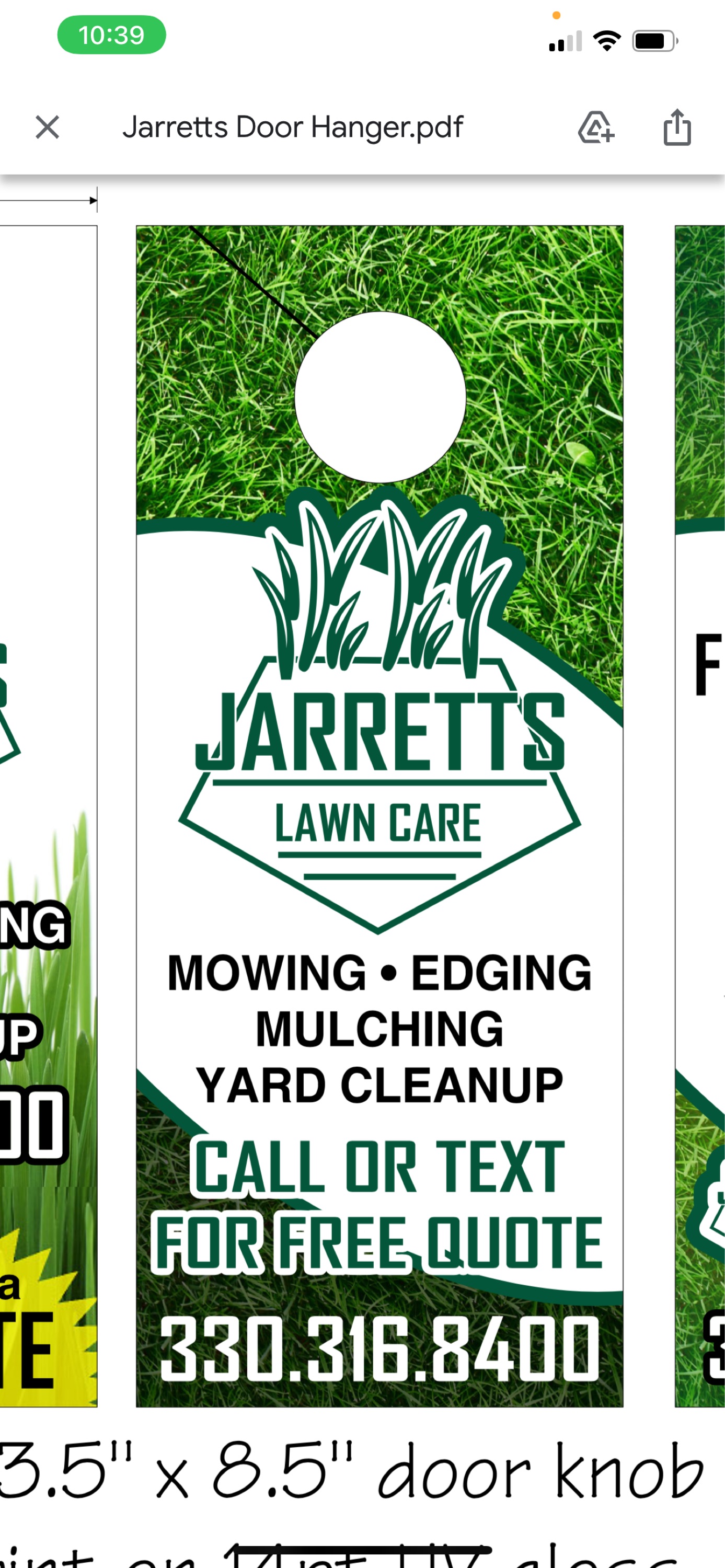 Jarretts Lawncare, LLC Logo