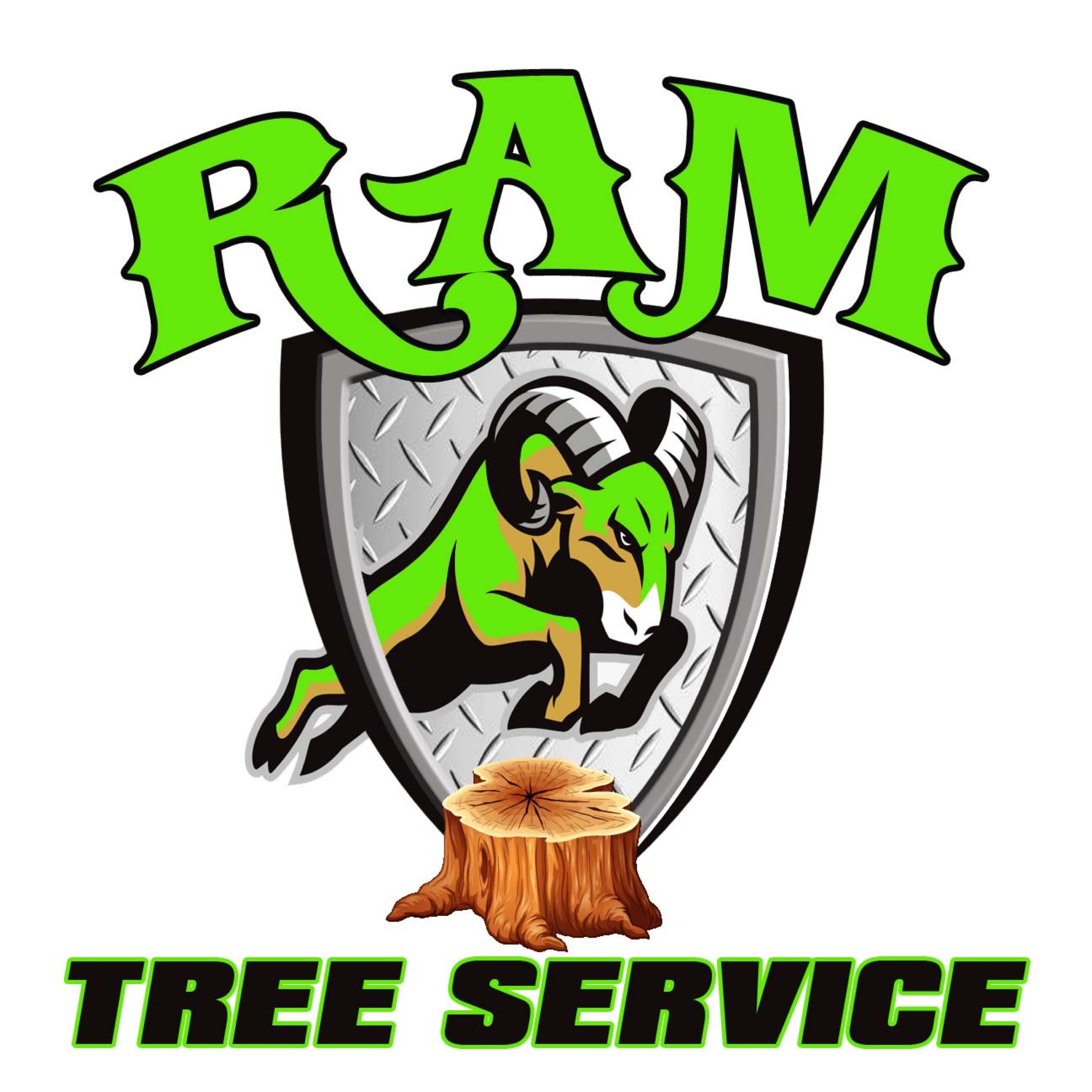 Ram Tree Service Logo