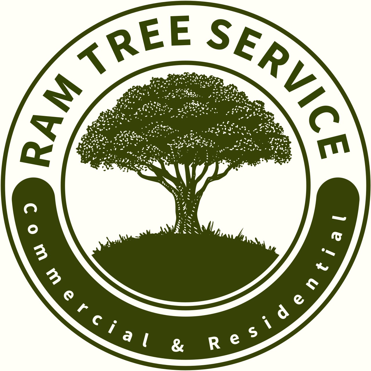 Ram Tree Service Logo