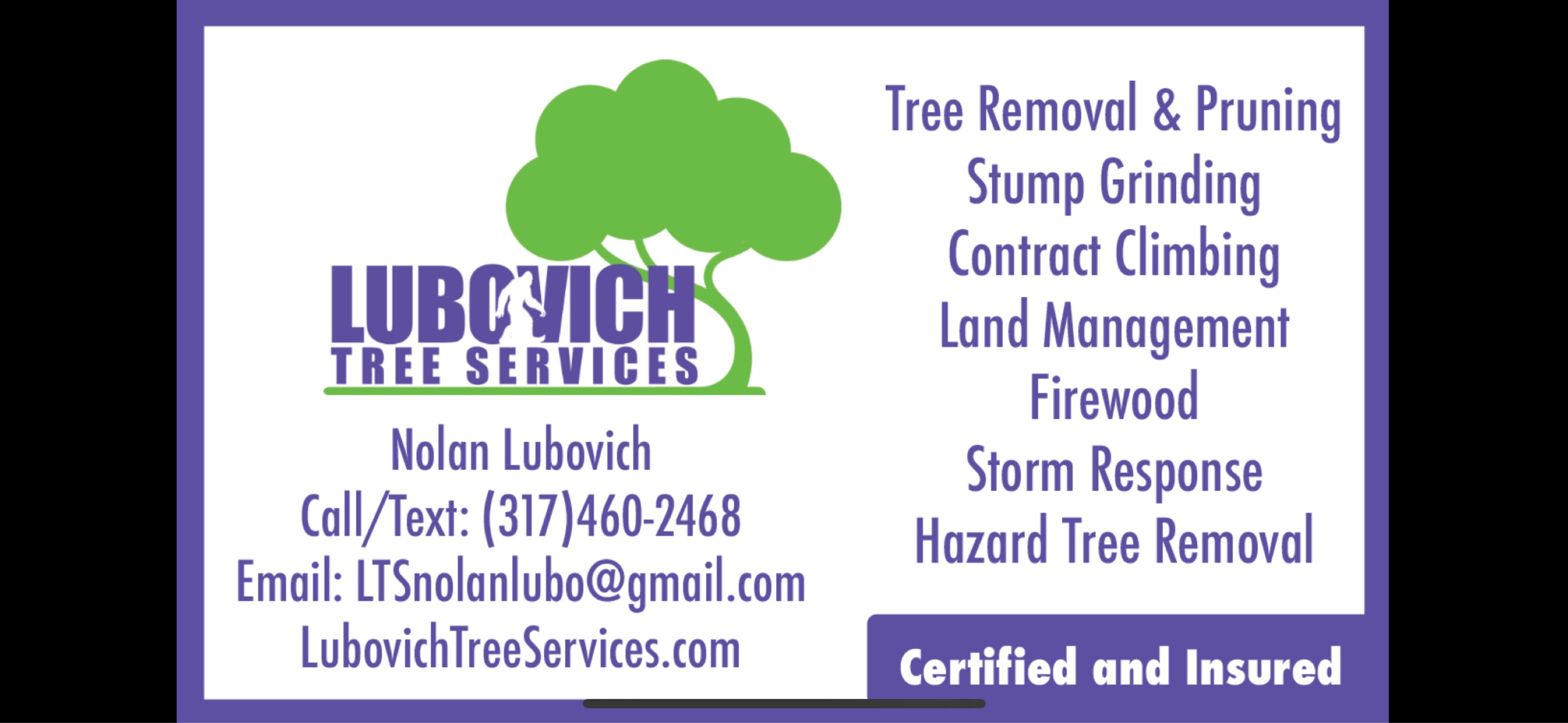 Lubovich Tree Service LLC Logo