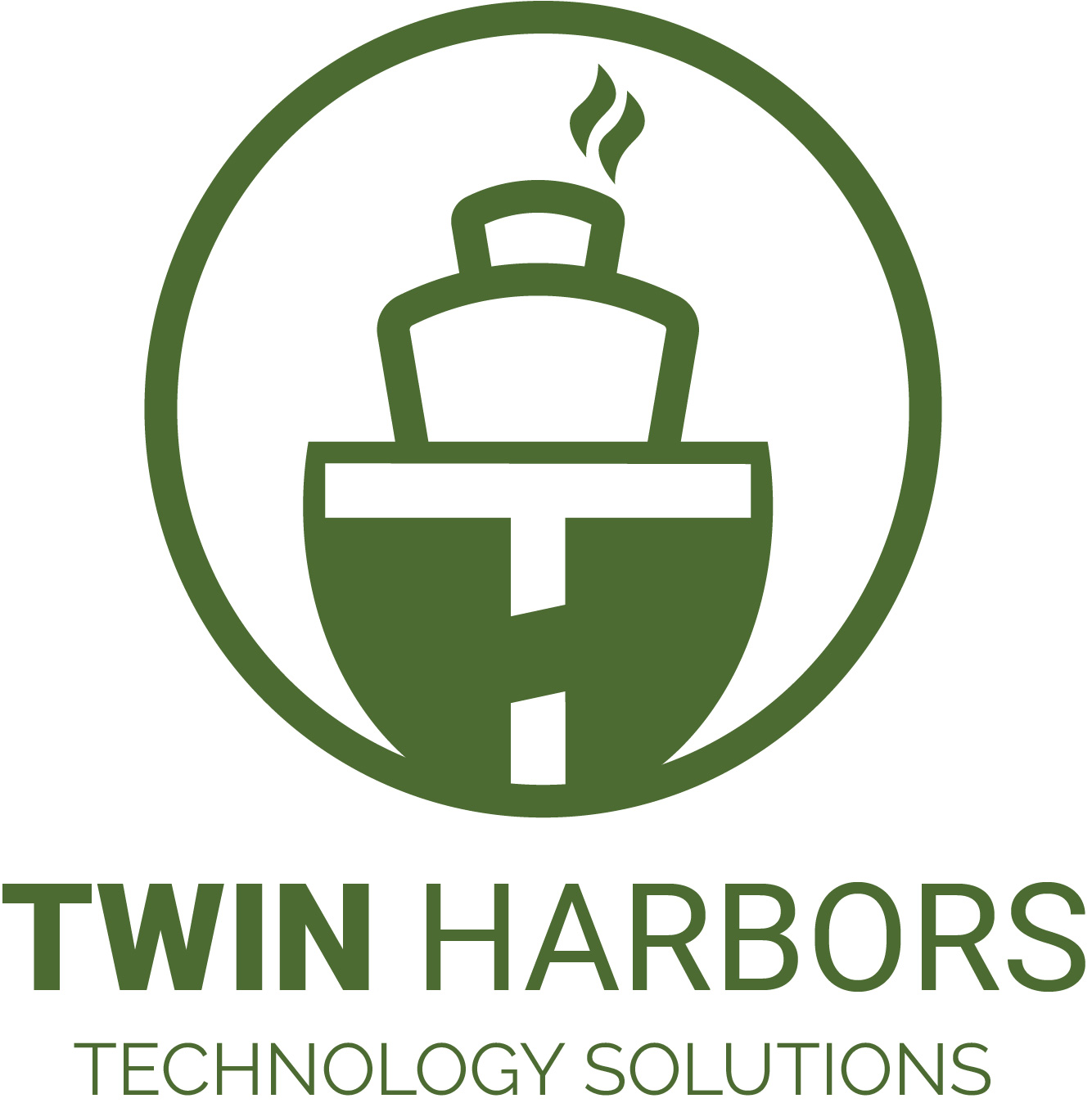 Twin Harbors Technology Solutions Logo