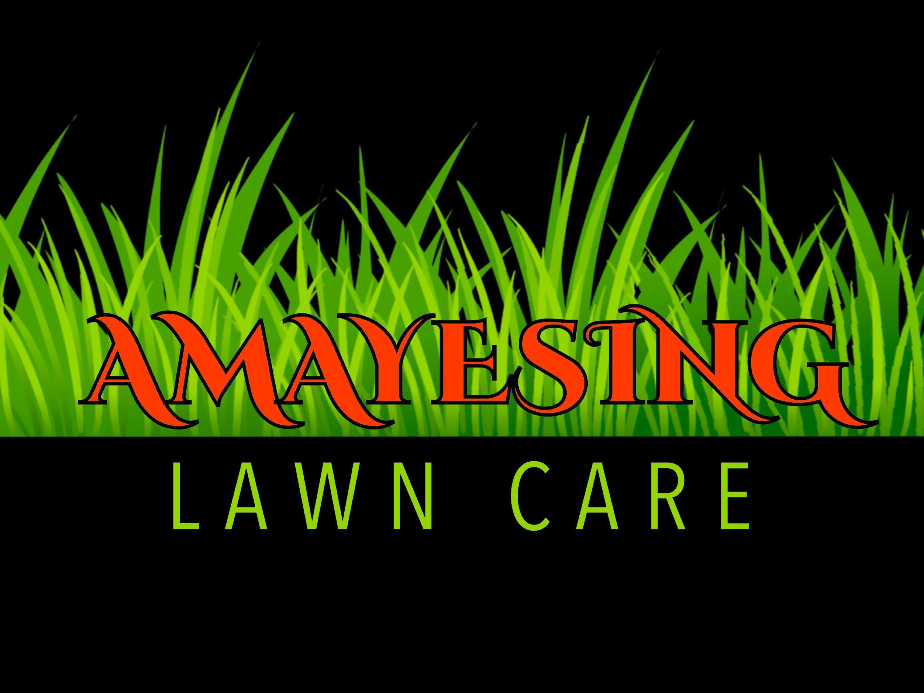 Amayesing Lawn Care Logo