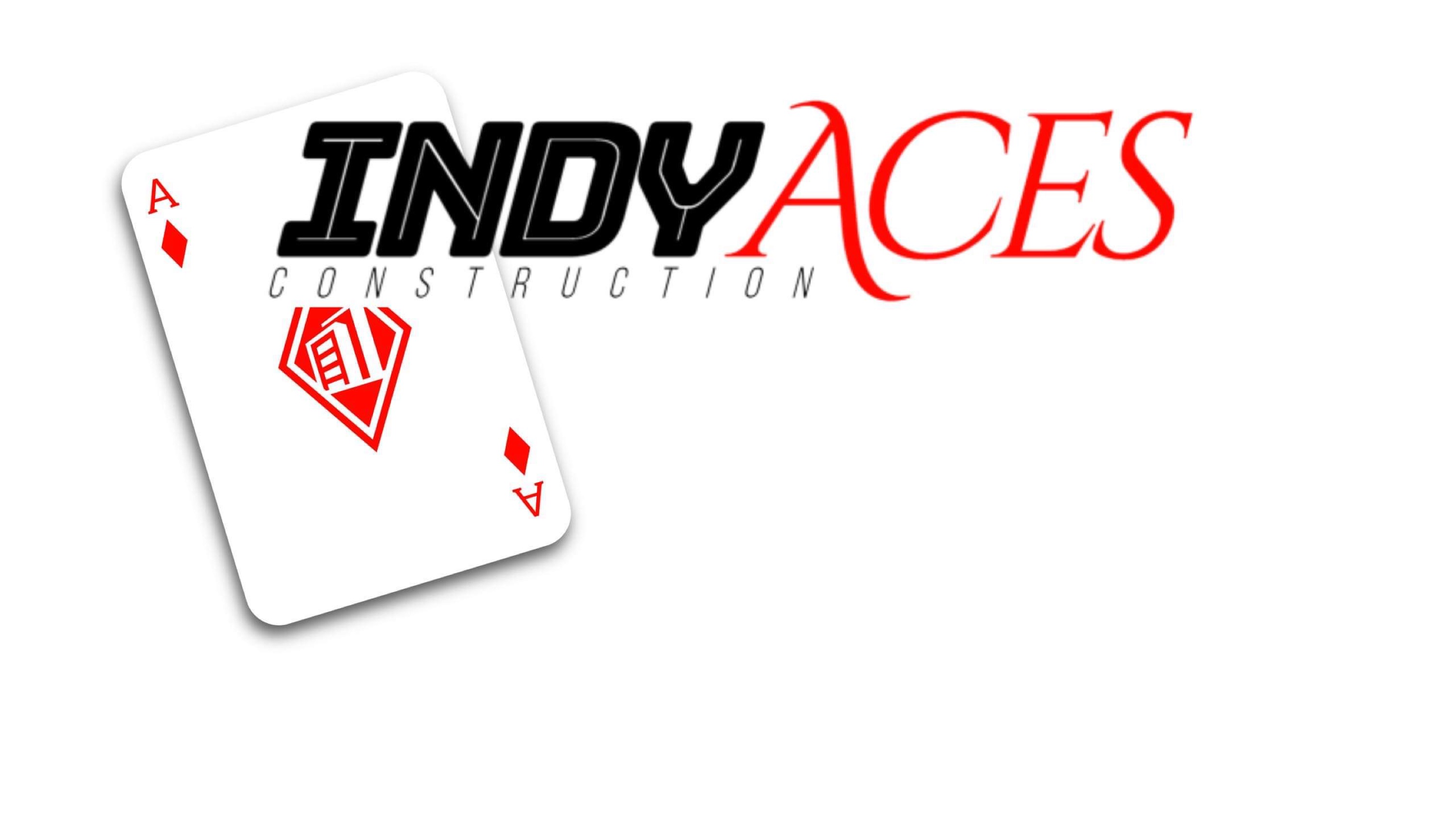 Indy Aces Construction Logo