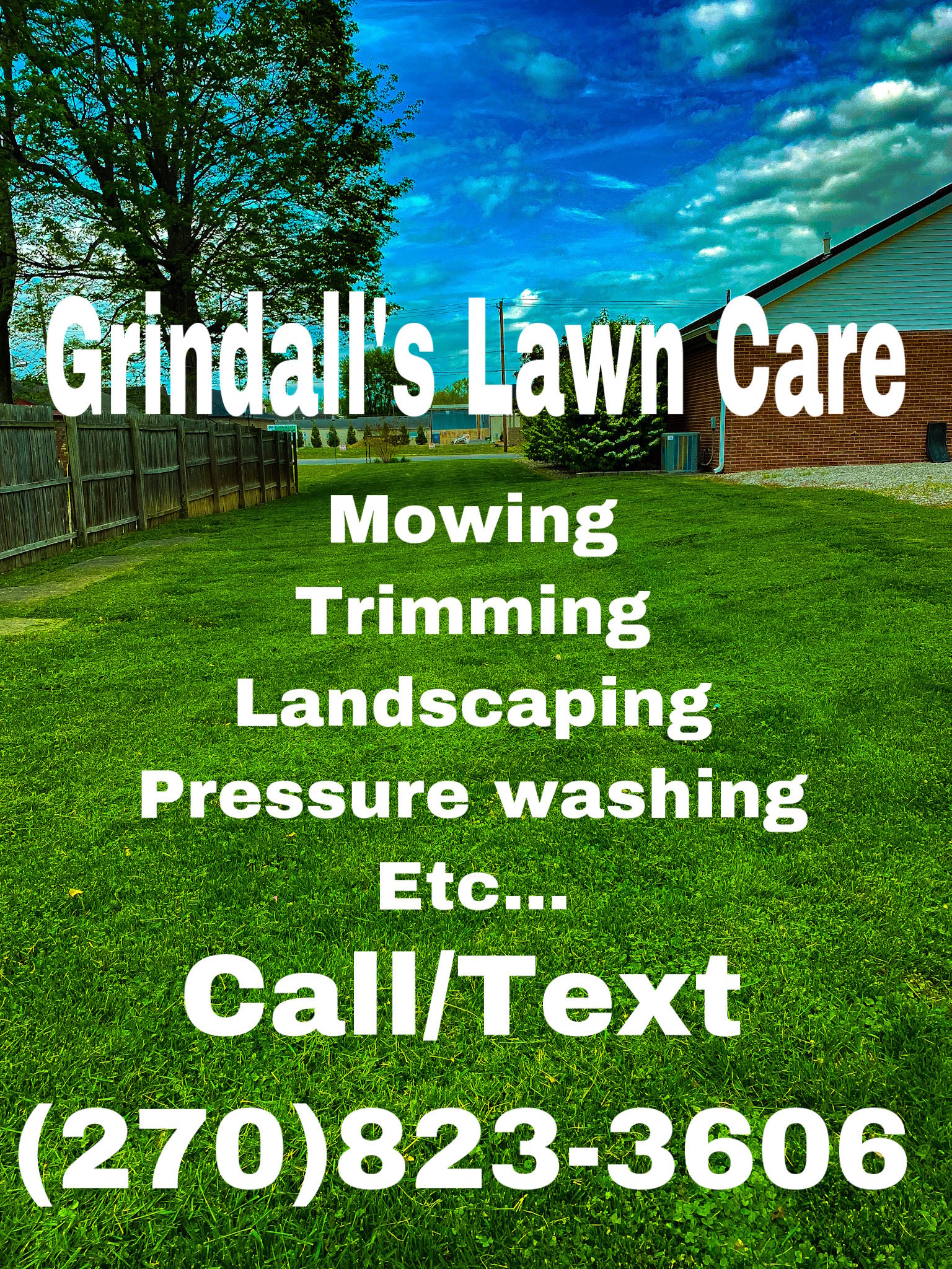 Grindalls Lawn Care Logo