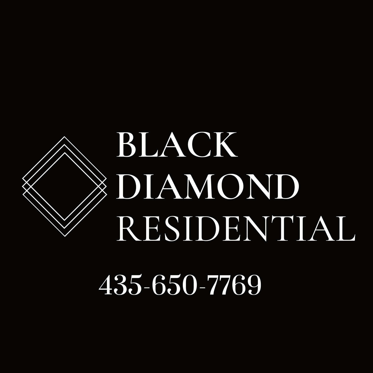 Black Diamond Residential LLC Logo