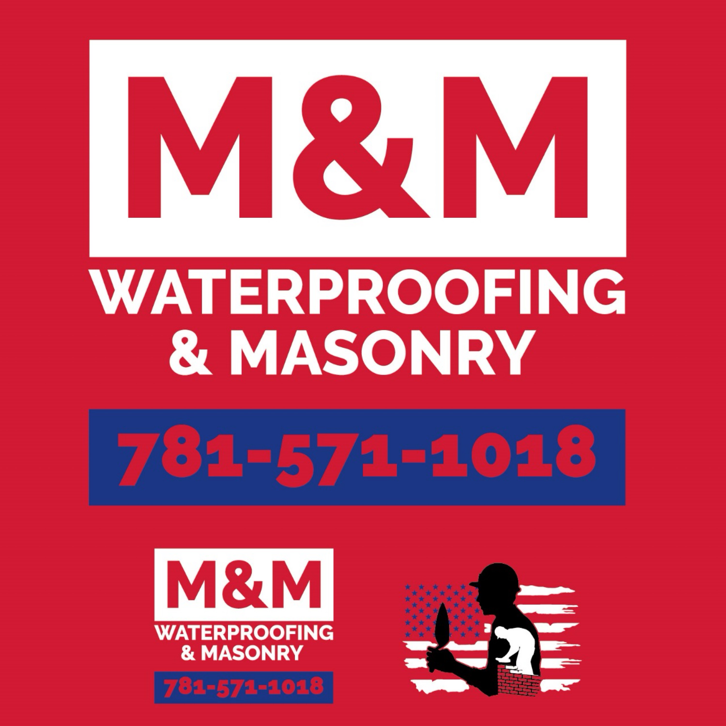 M&M Waterproofing & Masonry Logo