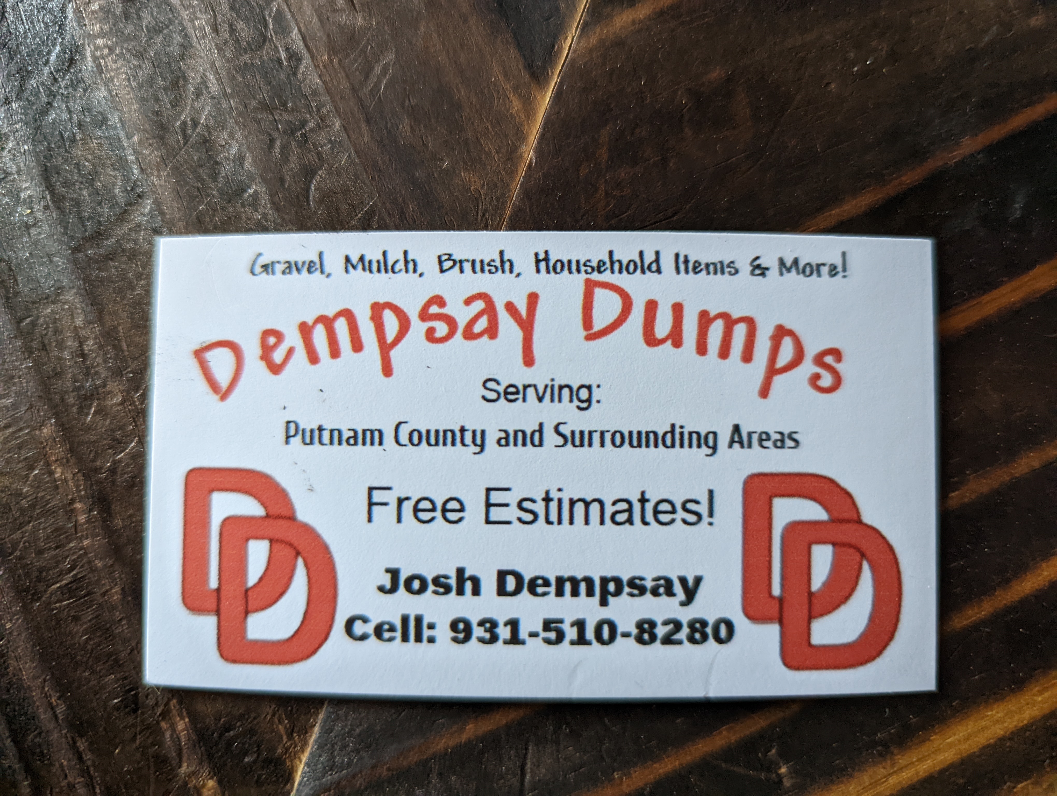 Dempsay Dumps Logo