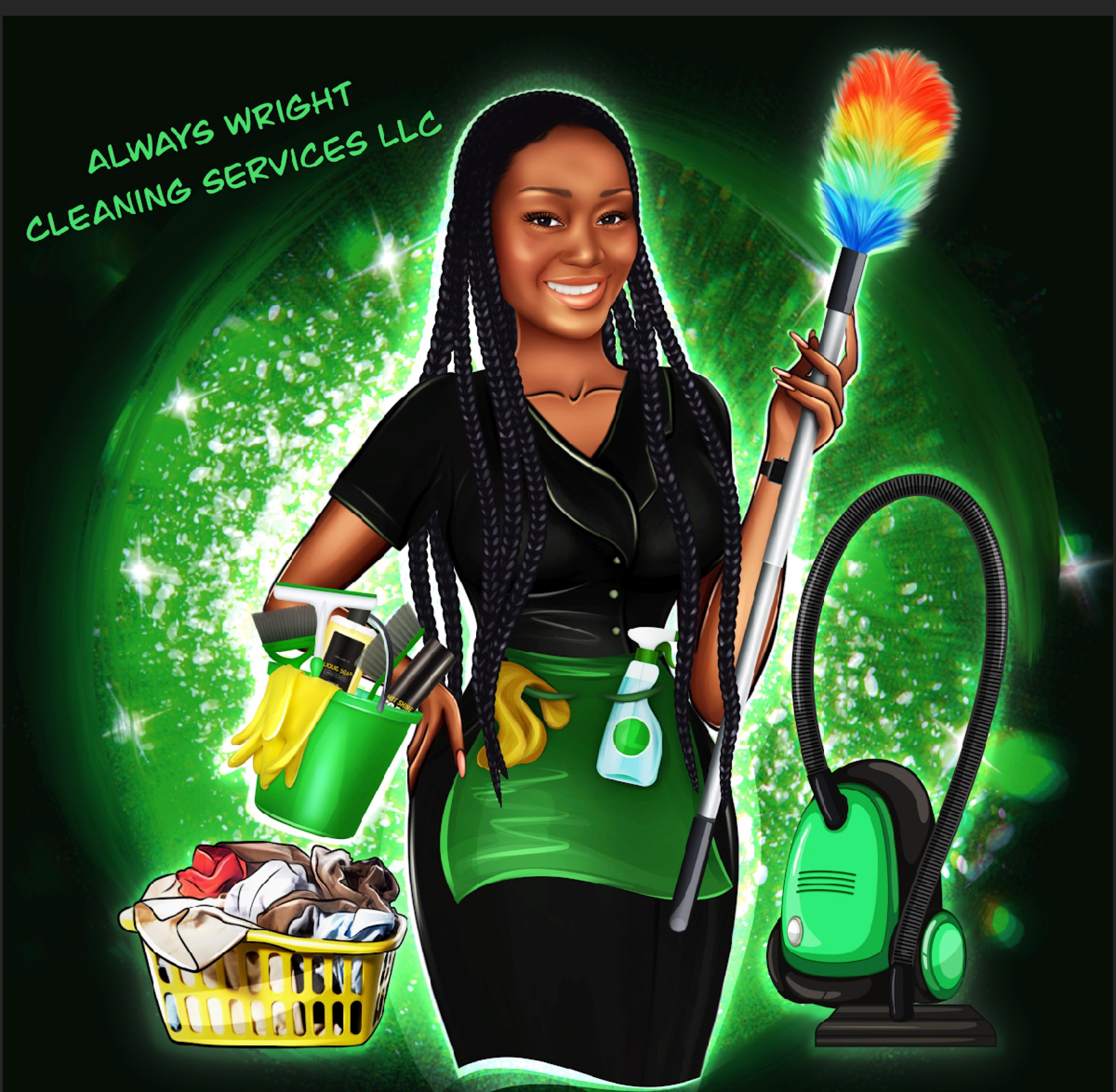 Always Wright Cleaning Services LLC Logo