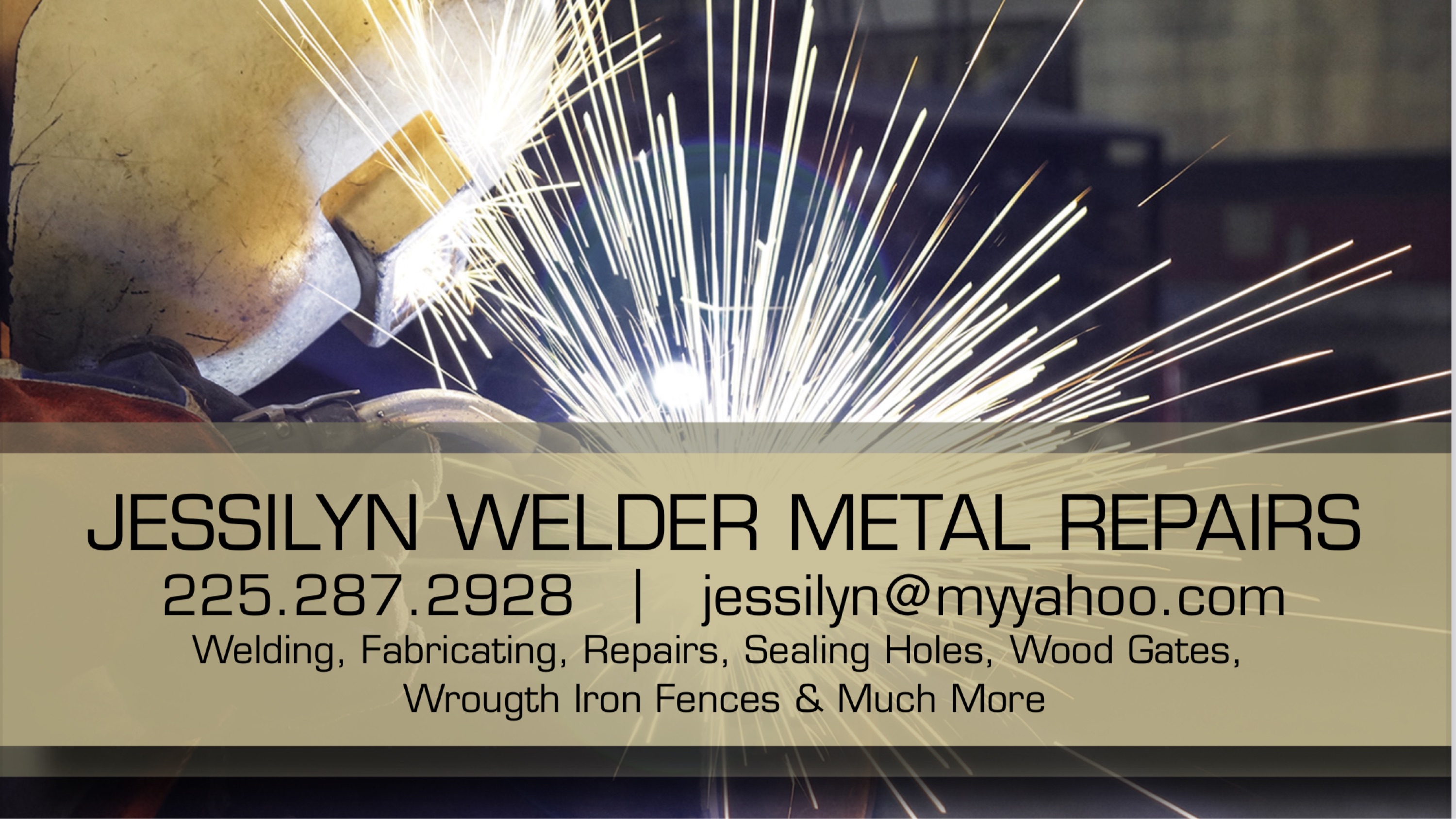 Jessilyn Welding and Metal Repair, and Fence Services Logo