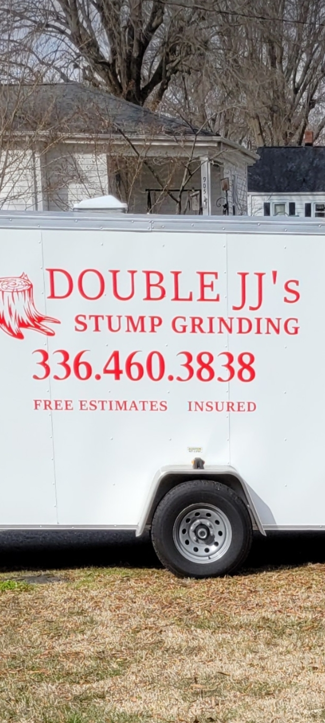 Double J's Stump Grinding Logo