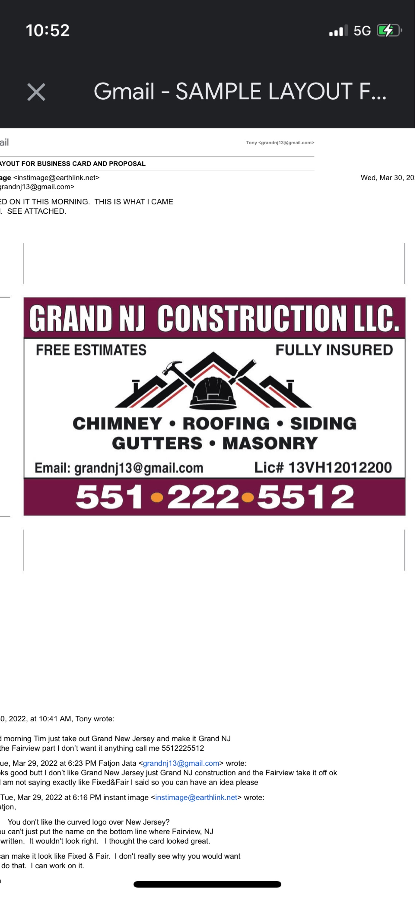 Grand NJ Construction, LLC Logo