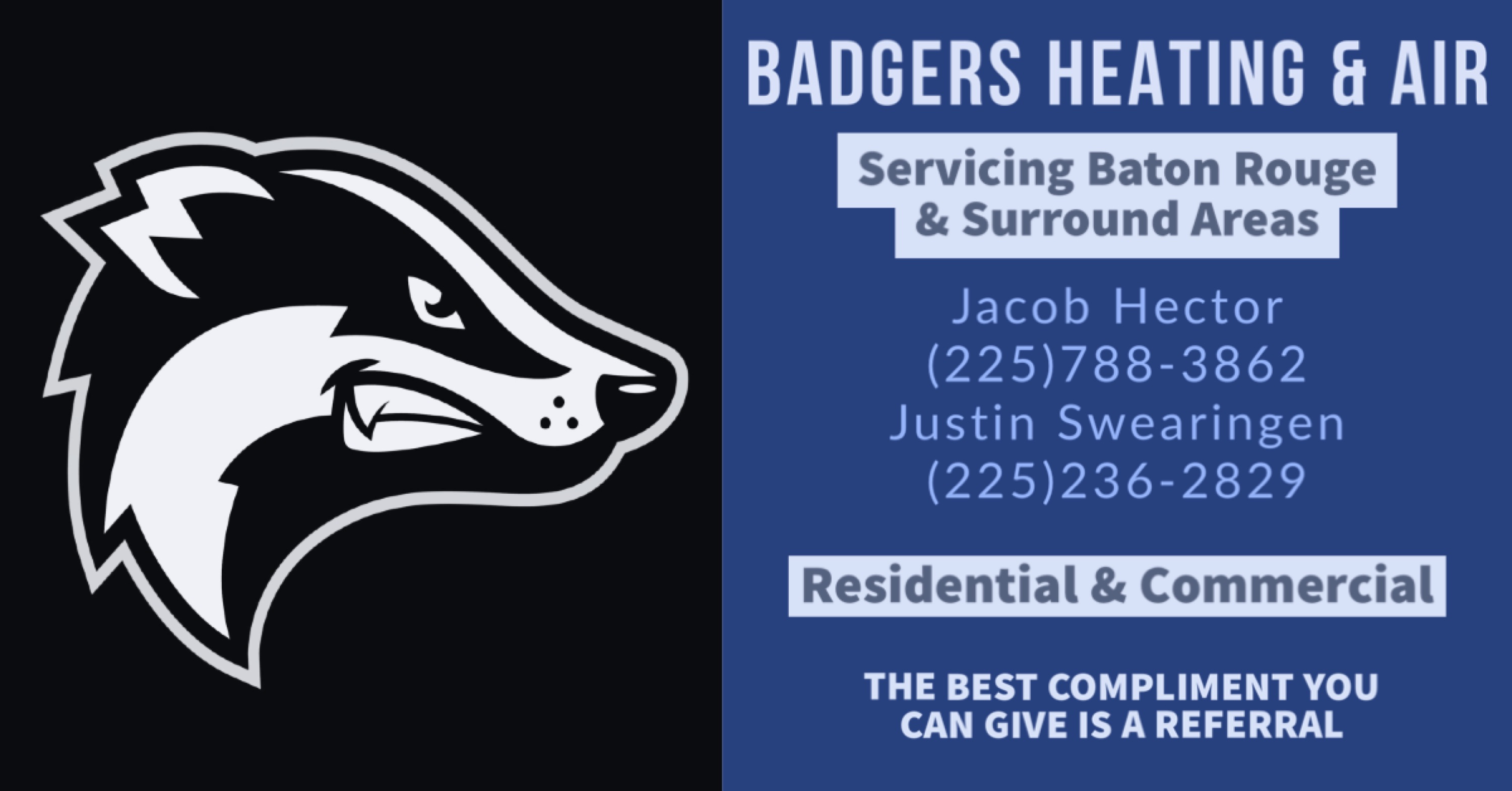 Badgers Heating & Air LLC Logo