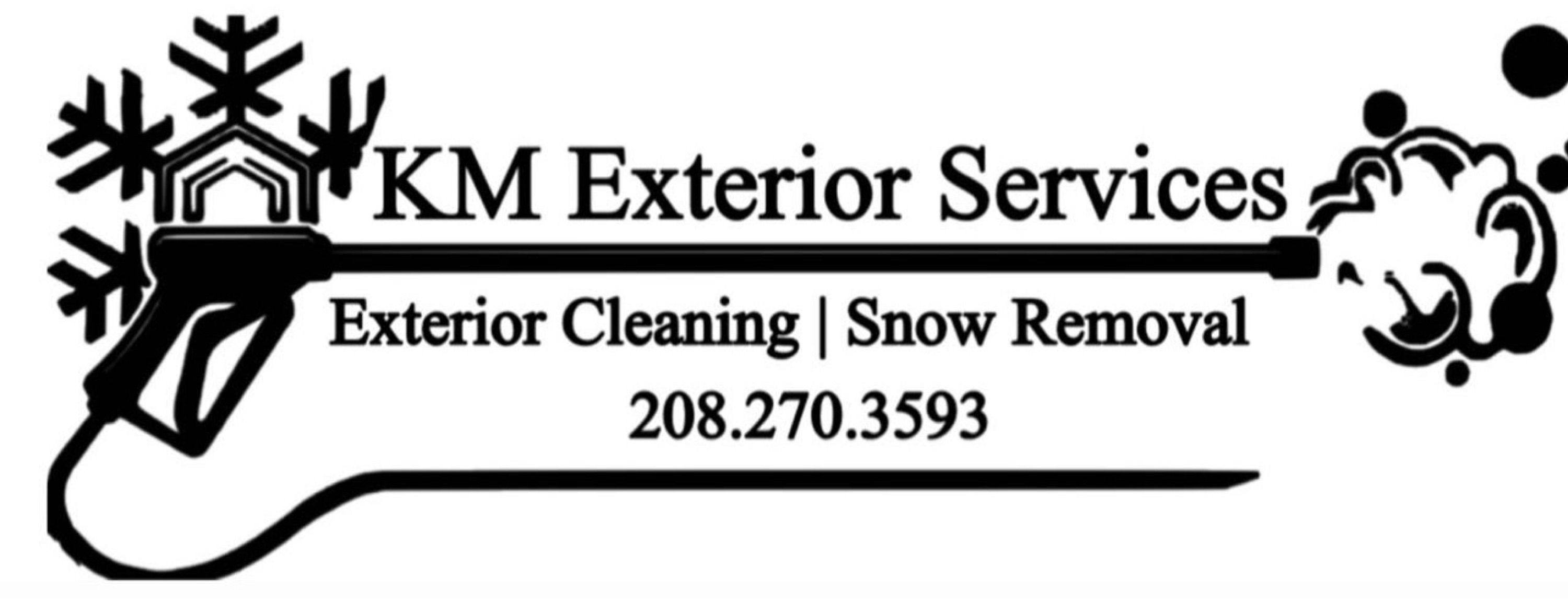 KM Exterior Services Logo