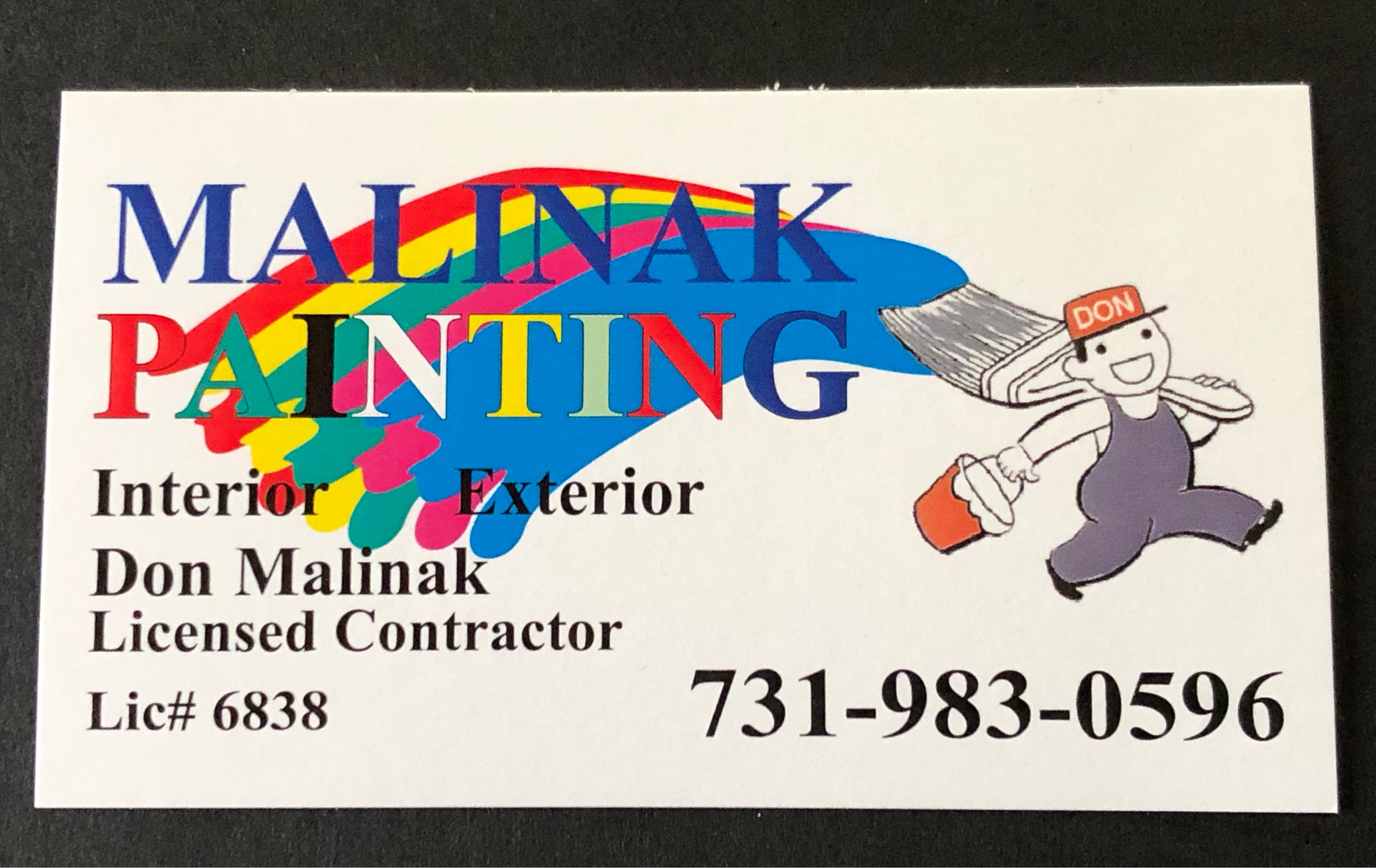 Malinak Painting Logo
