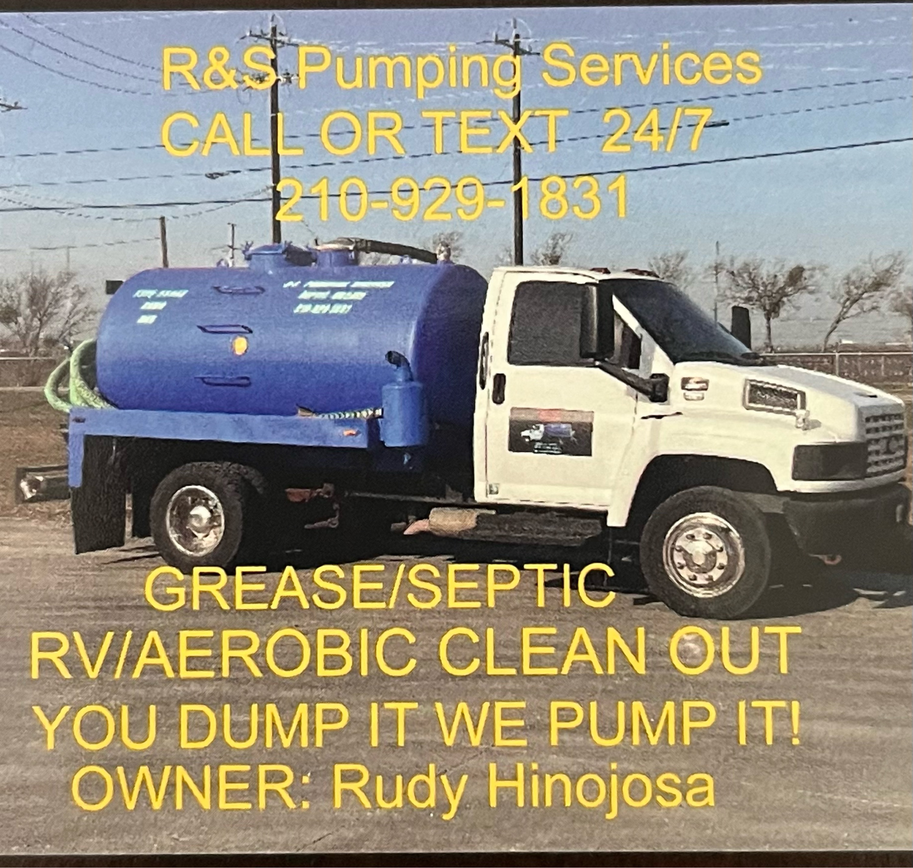 R & S Pumping Services Septic Logo