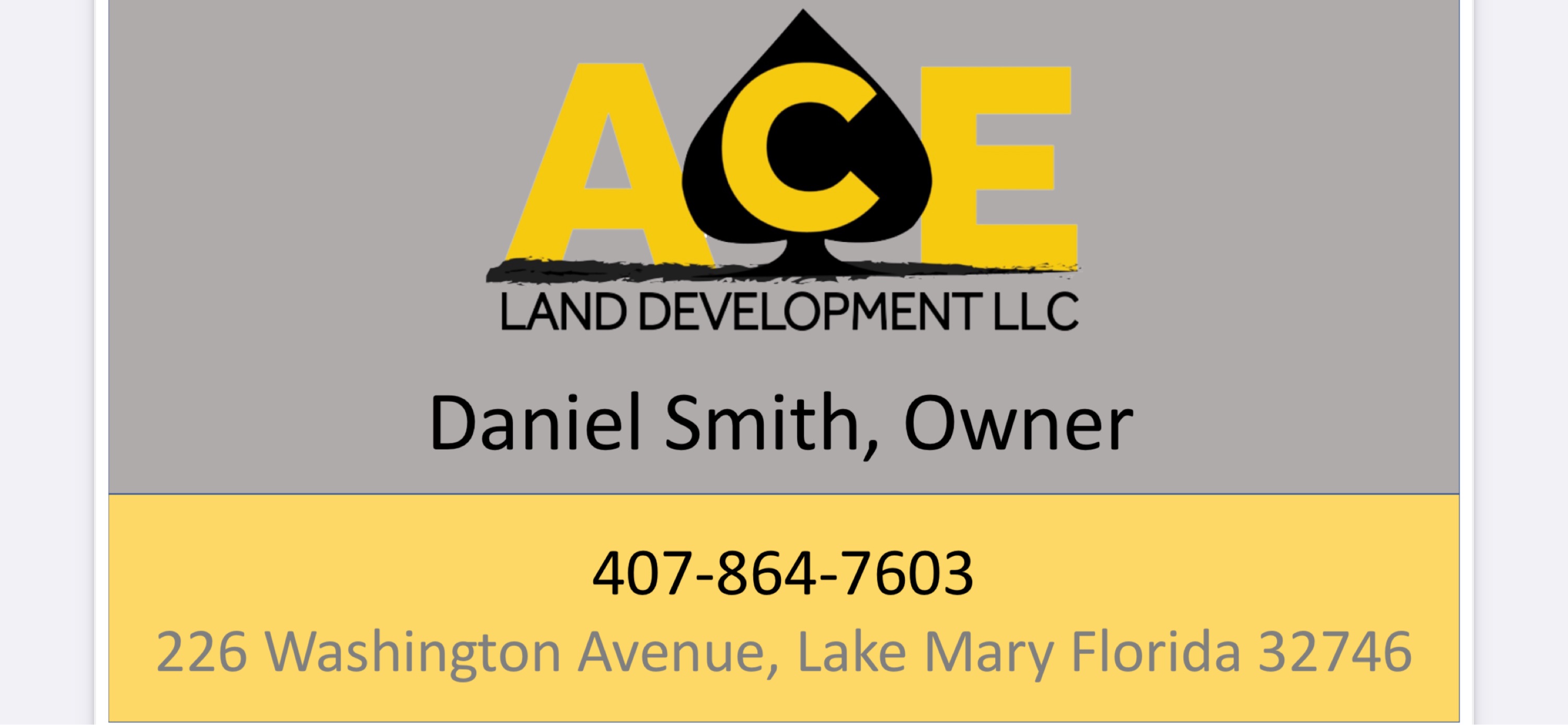 Ace Land Development Logo