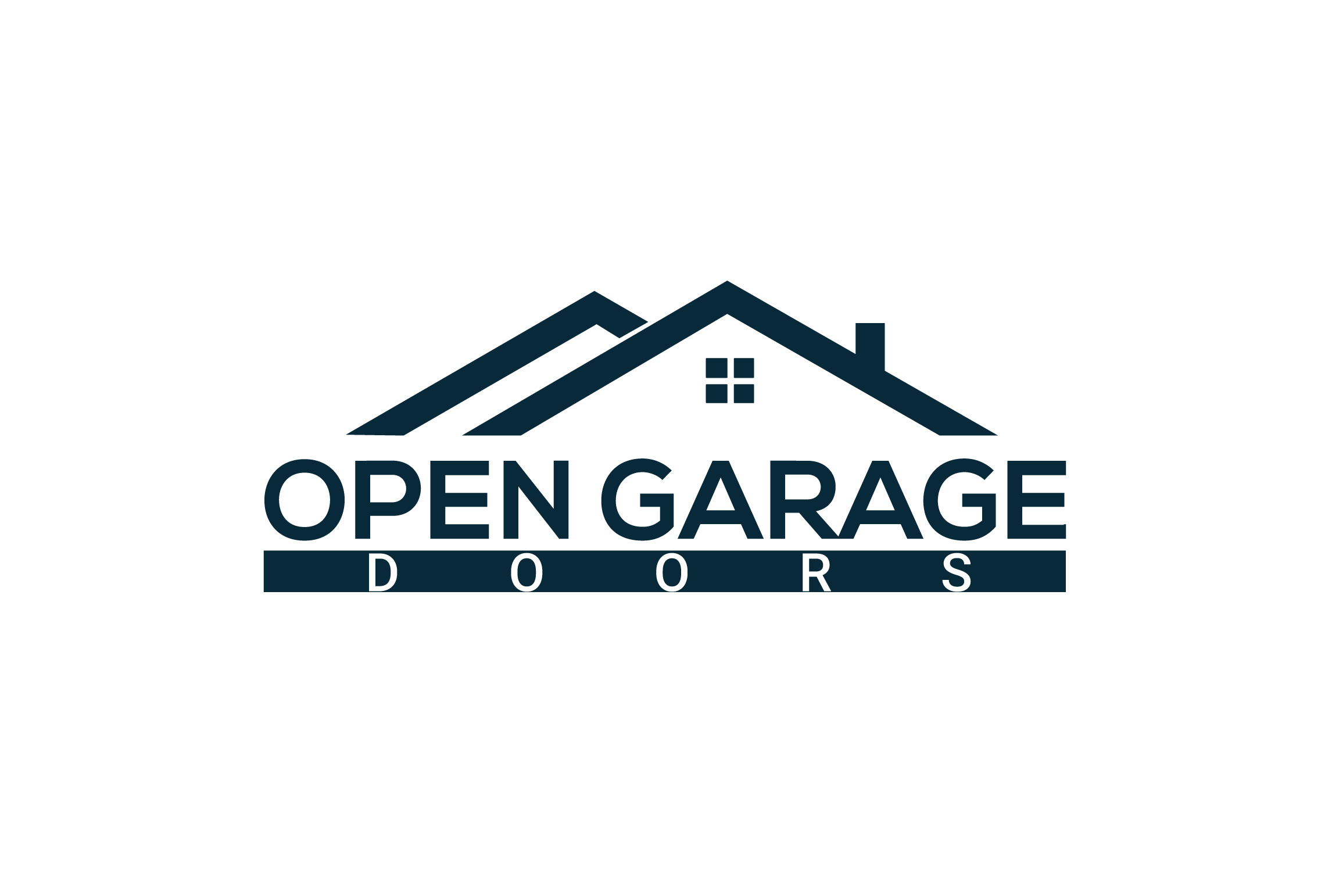 Open Garage Doors Logo