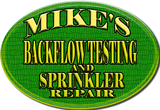 Mike's BackFlow Testing & Sprinkler Repair Logo