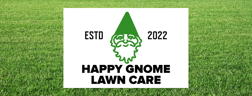Happy Gnome Lawn Care Logo
