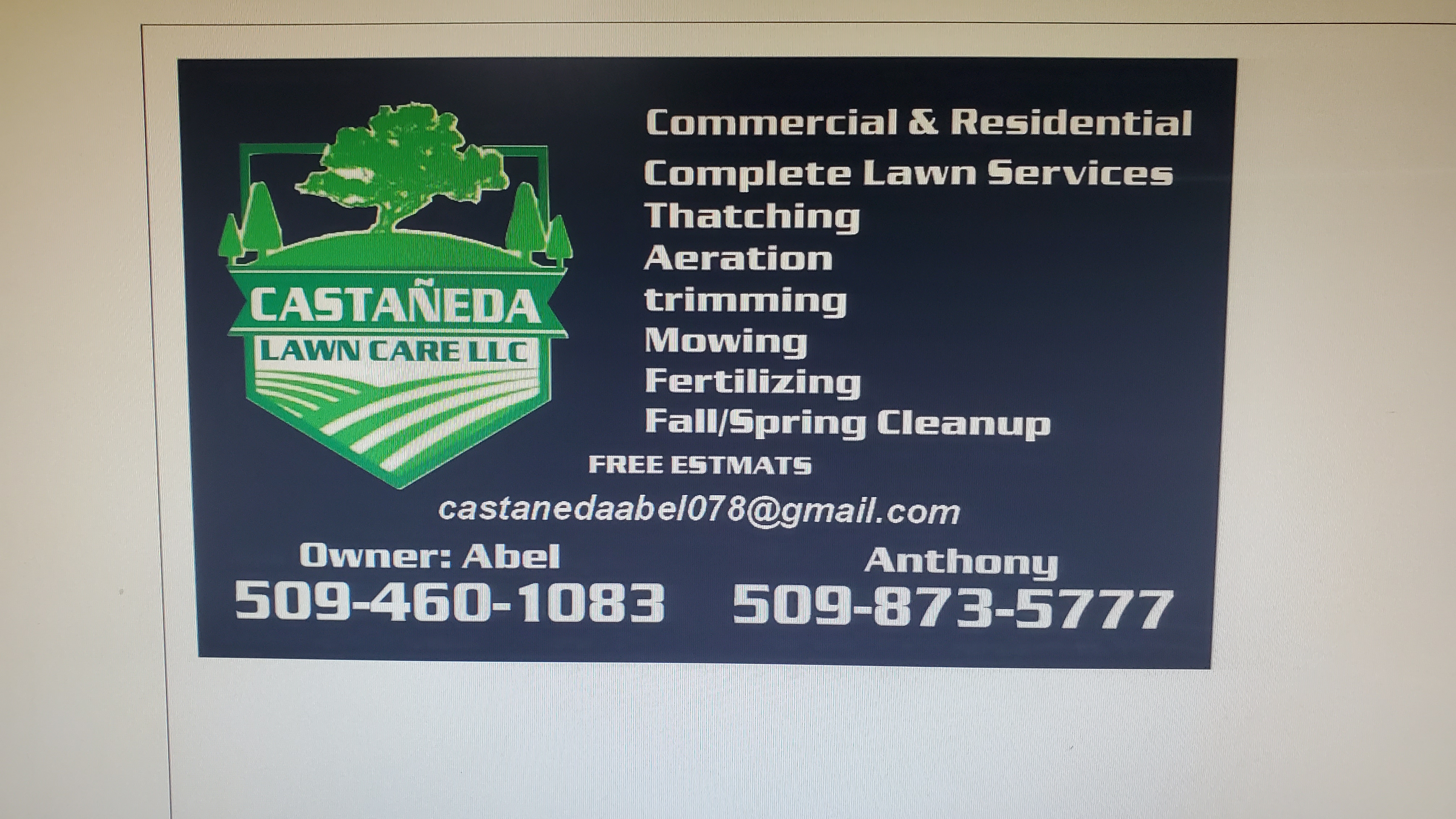 Castaneda Lawn Care Logo
