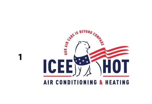 Icee Hot Air Conditioning & Heating Logo