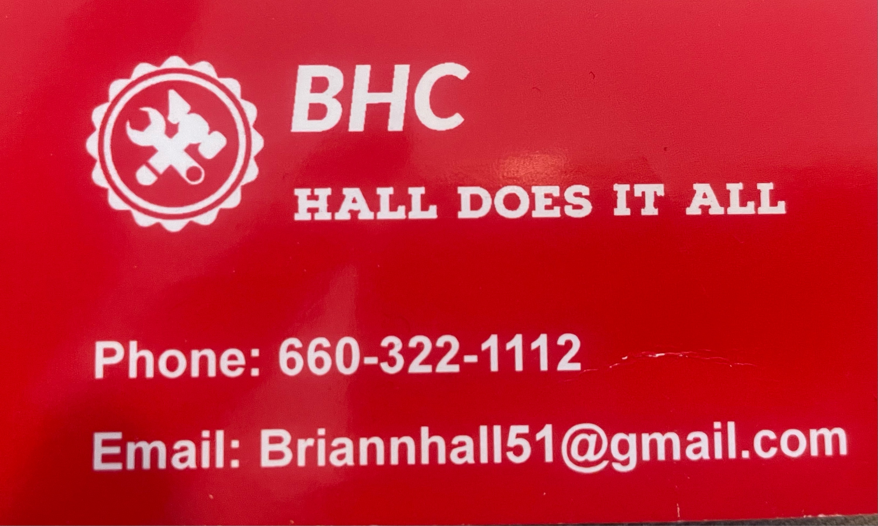 Brian Hall Construction Logo