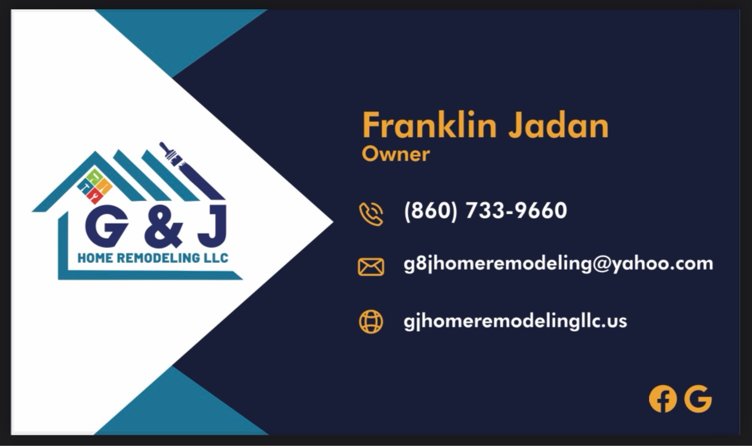 G & J Home Remodeling, LLC Logo