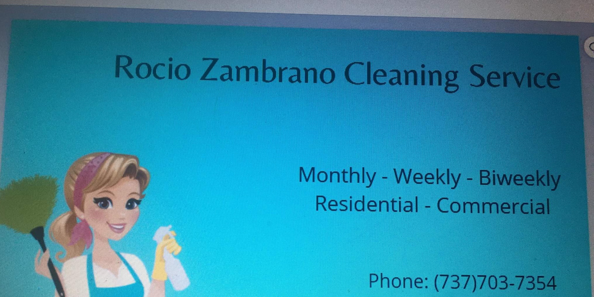 Rocio's Clean Service Logo