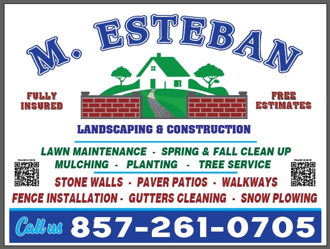 M. Esteban Landscaping & Construction Logo