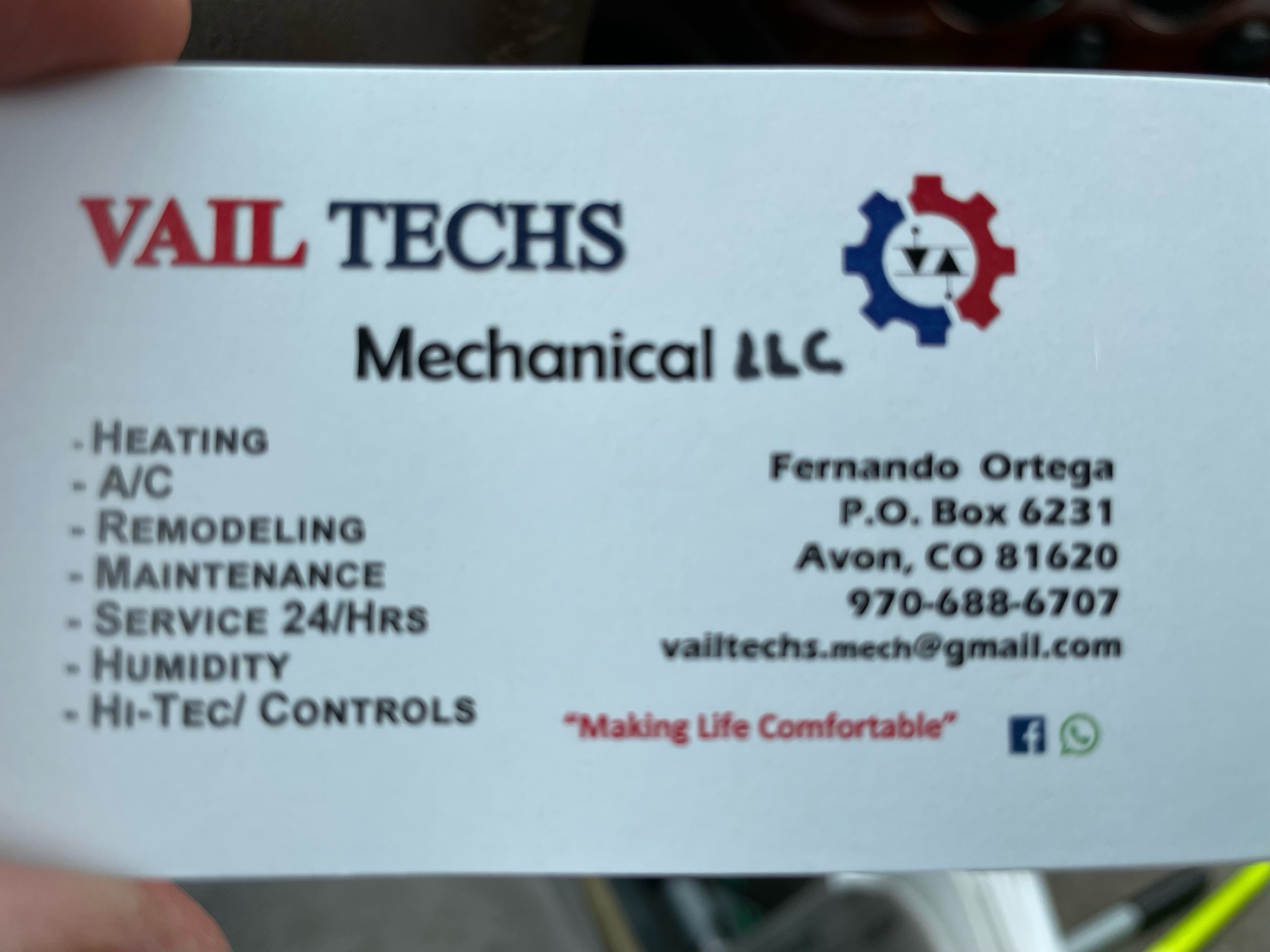 Vail Techs Mechanical LLC Logo