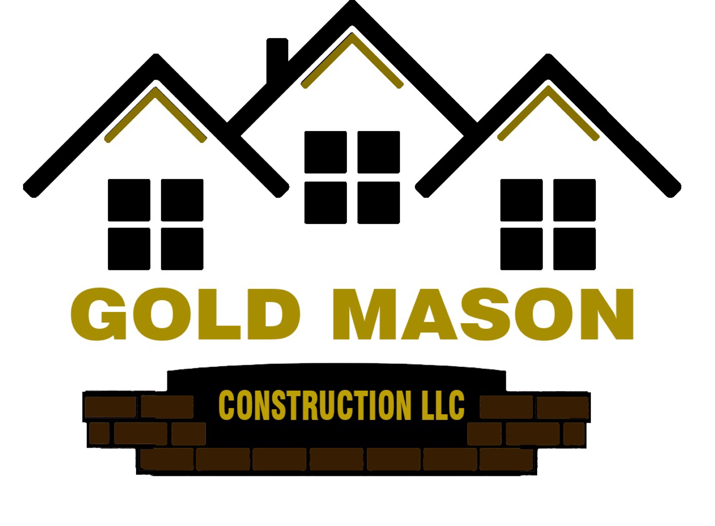 Gold Mason Construction Logo