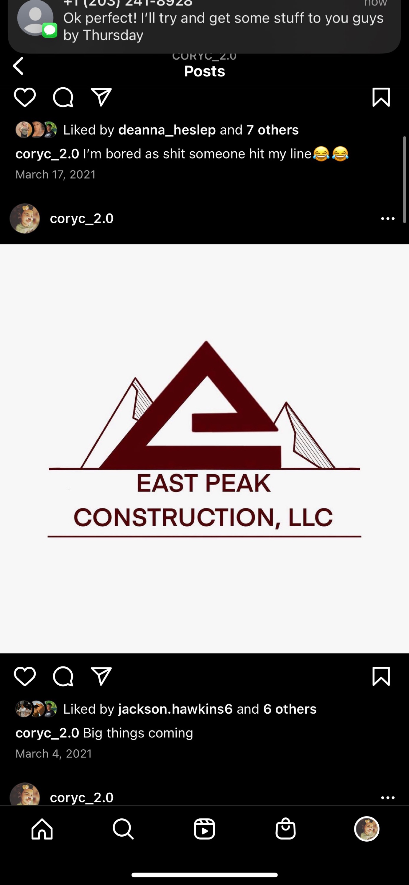 East Peak Construction Logo