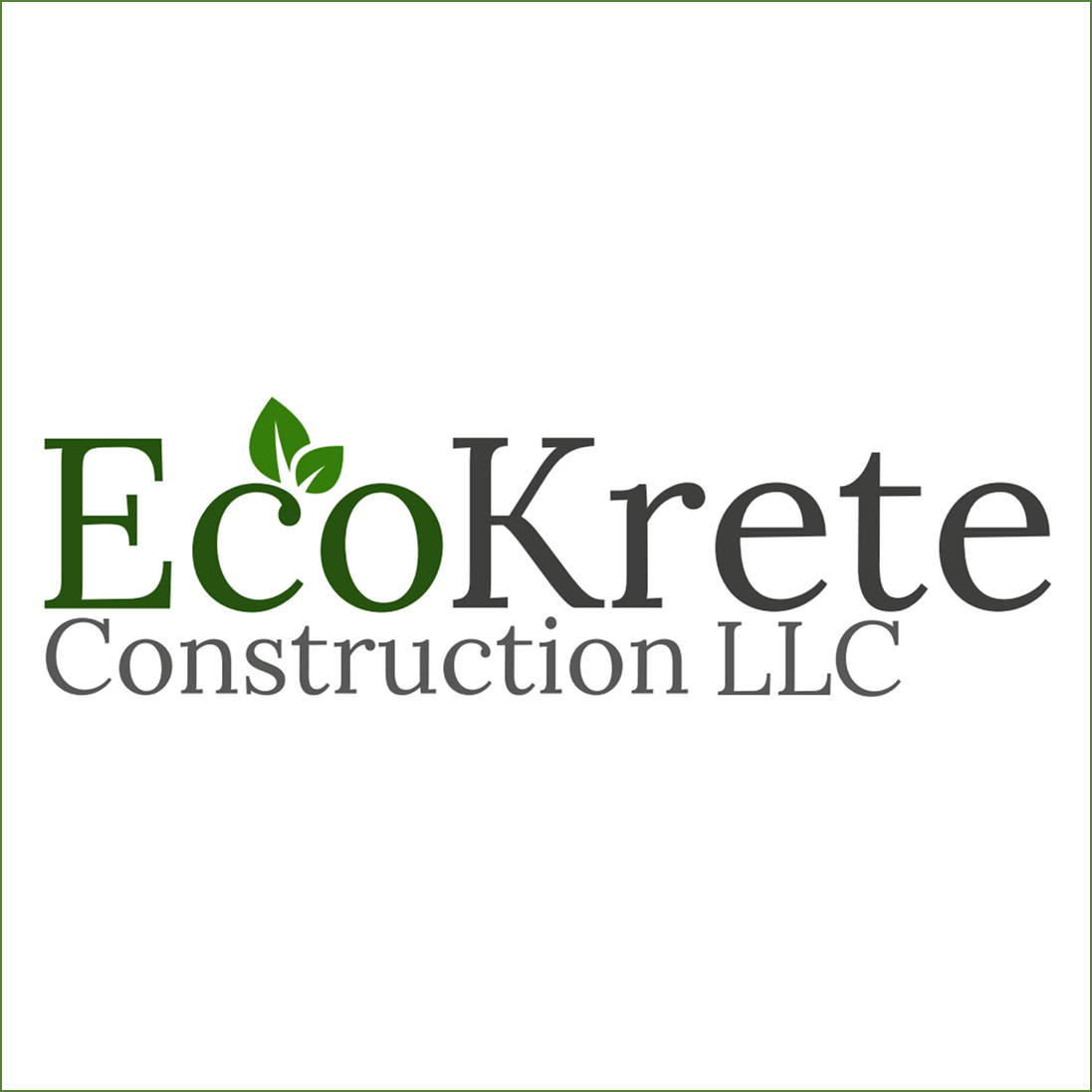 EcoKrete Construction, LLC Logo