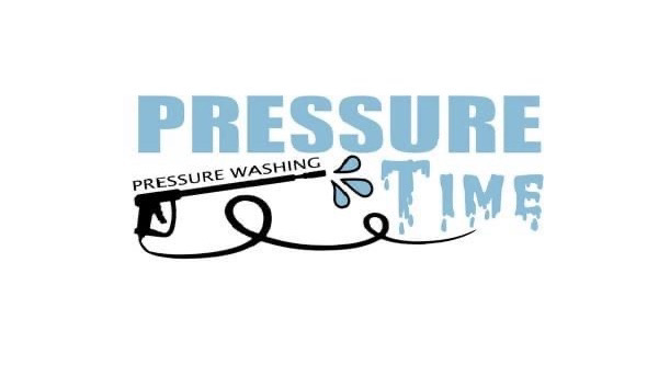 Pressure Time Pressure Washing Logo