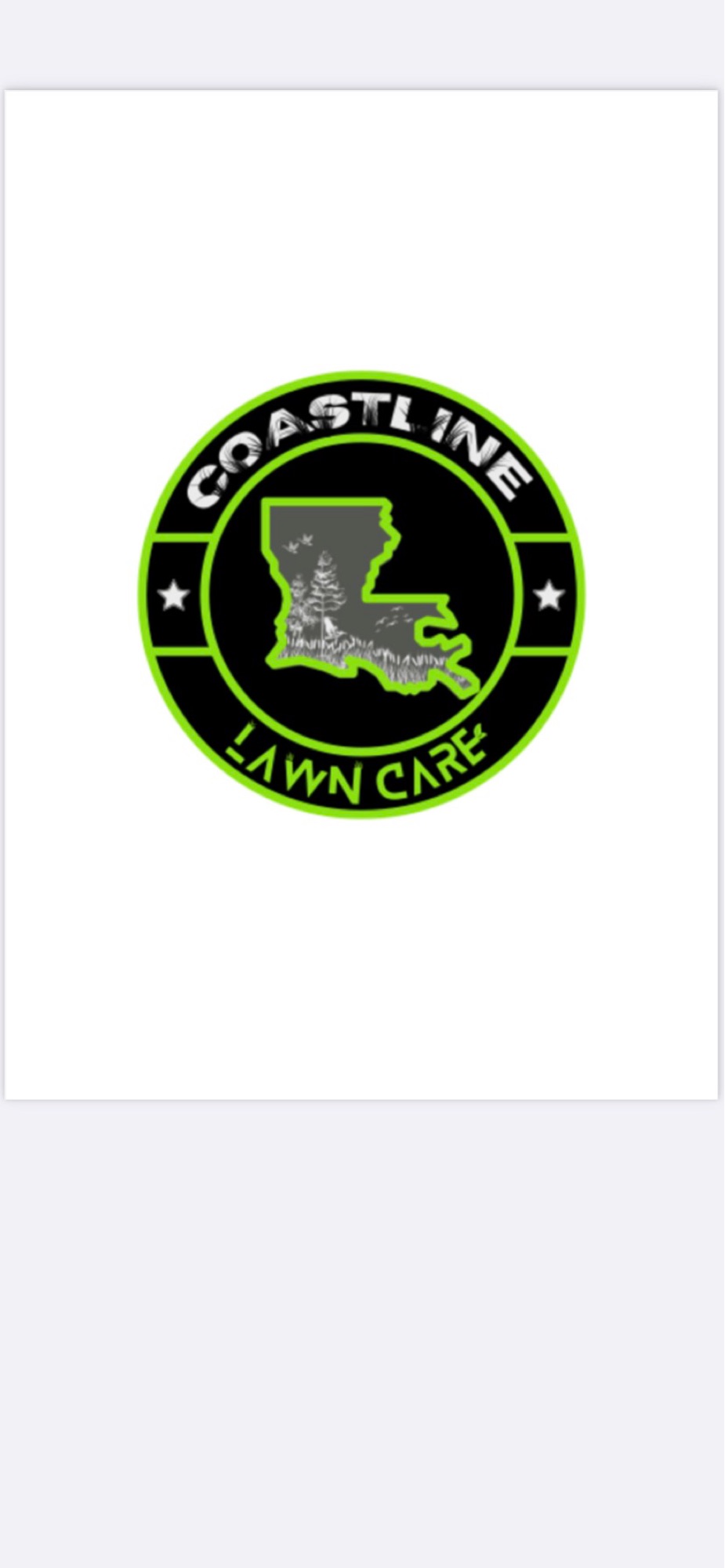 Coastline Lawn Care Logo