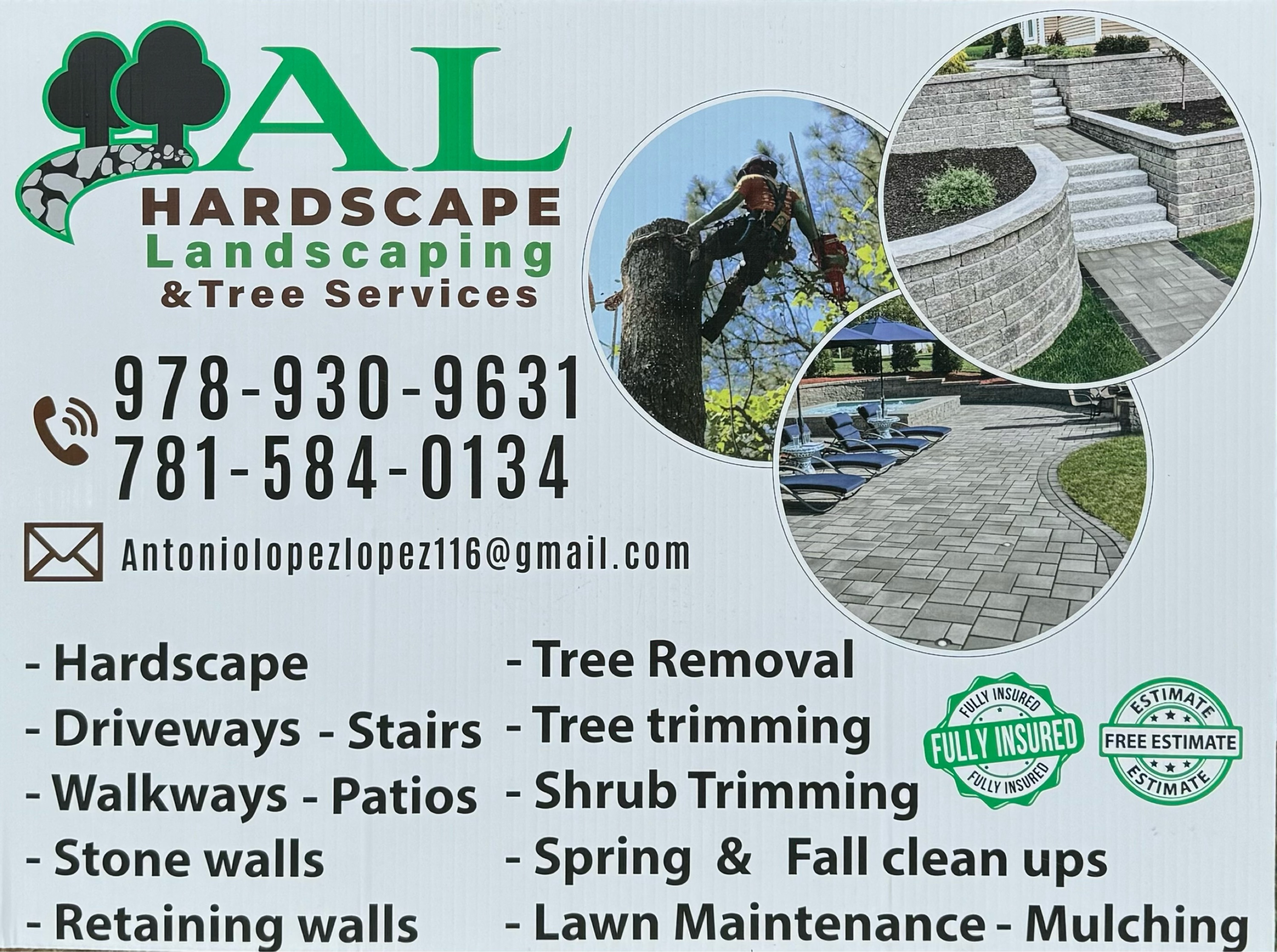 AL Tree service & Construction Logo
