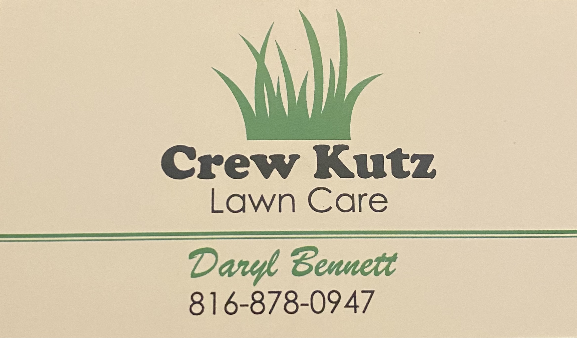 Krew Cutz Lawn Service Logo