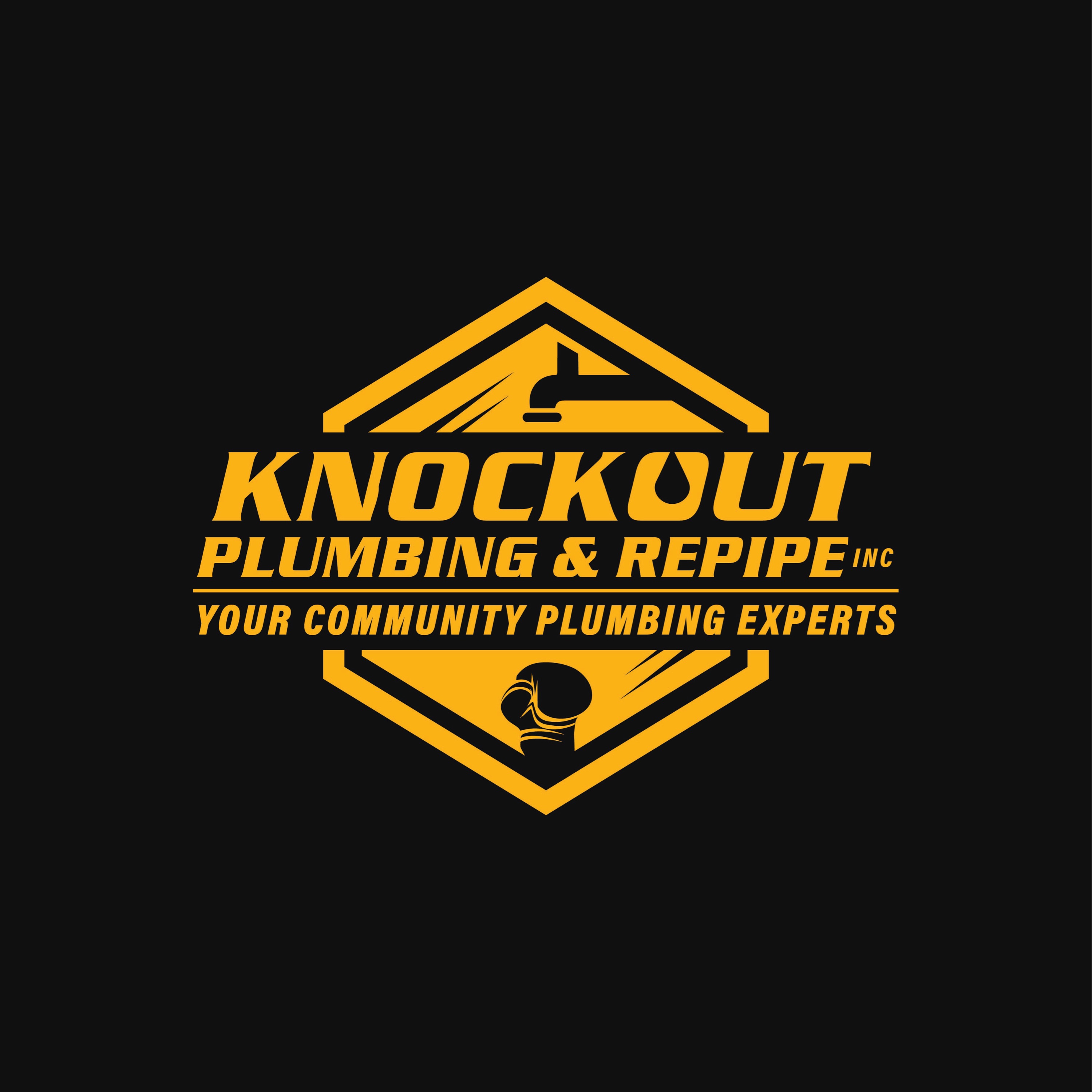 Knockout Plumbing & Repipe, Inc. Logo