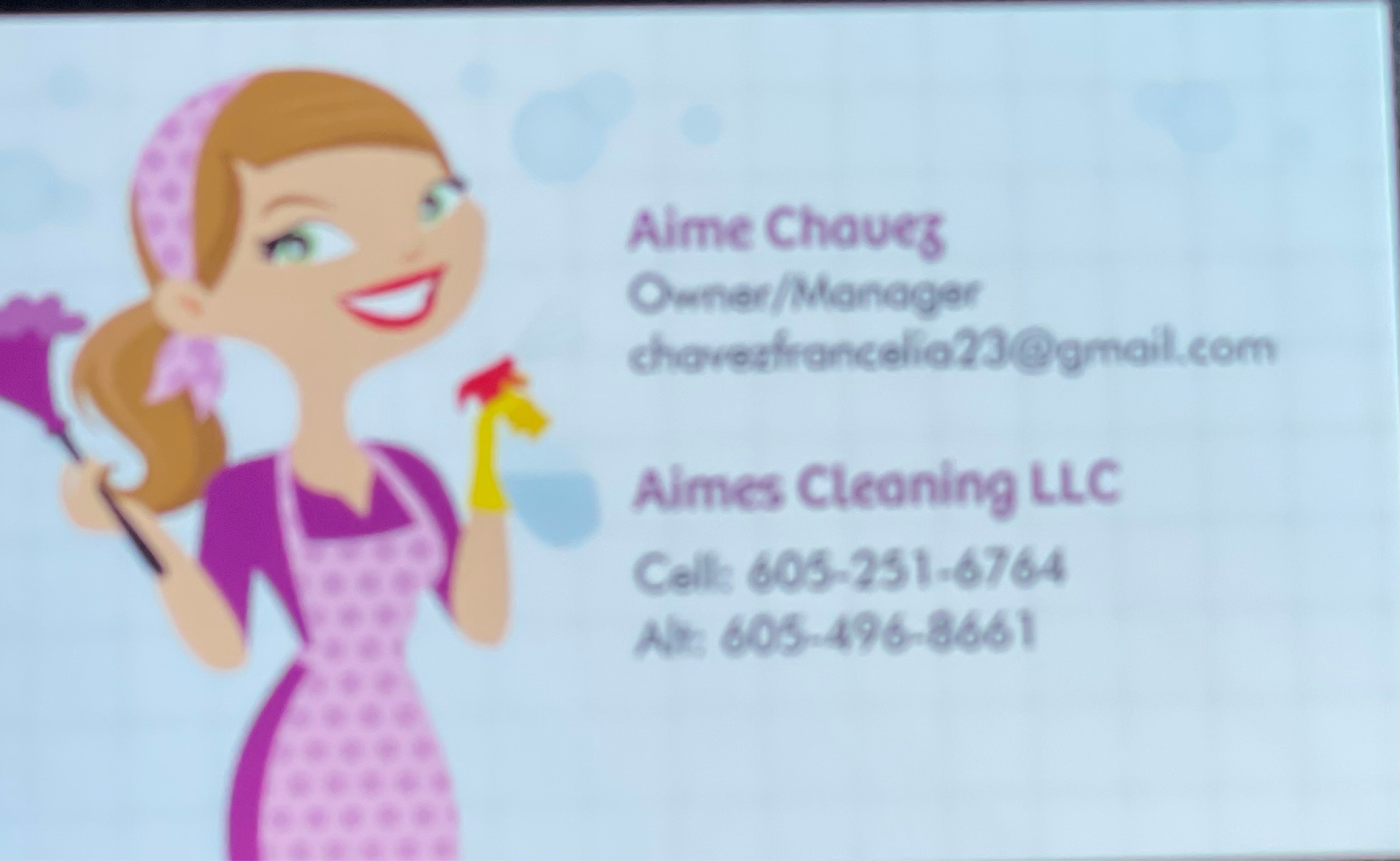 Aime's Cleaning Logo