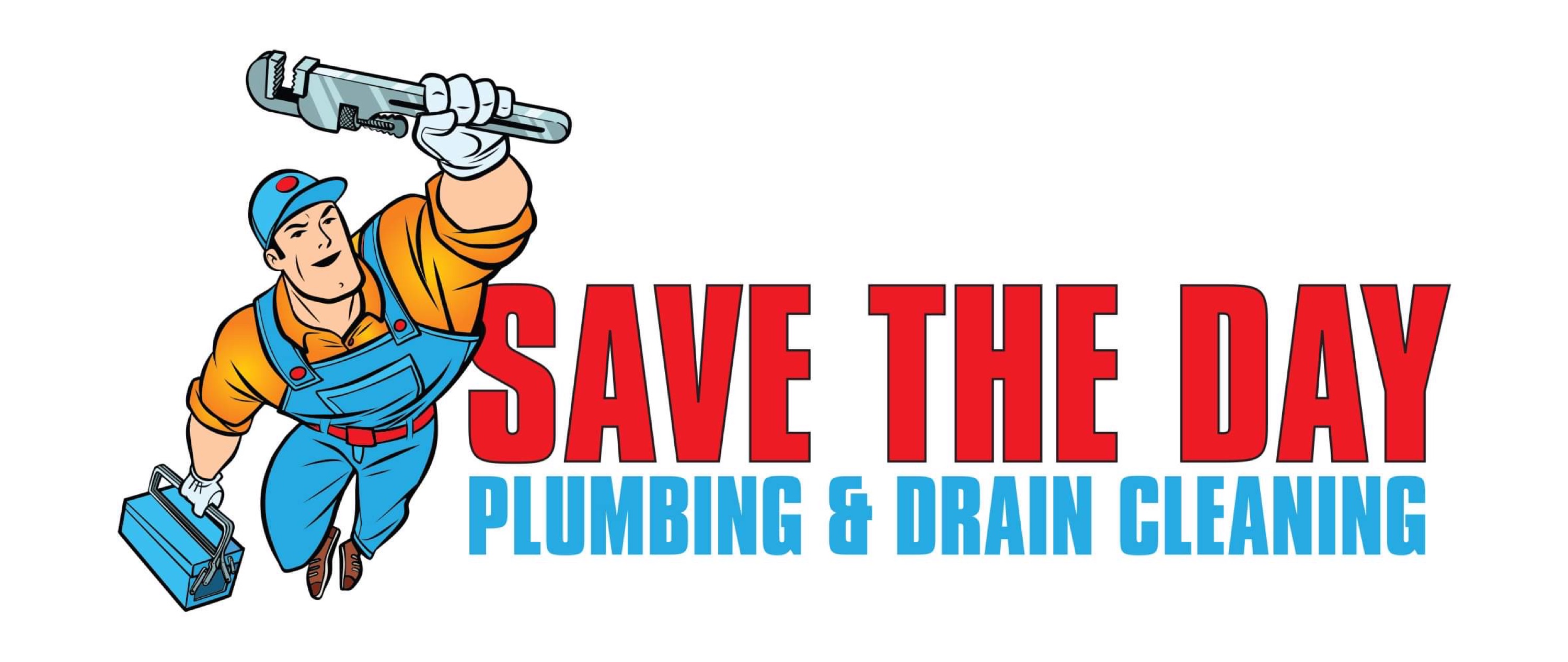 Save the Day Plumbing & Drain Cleaning Logo