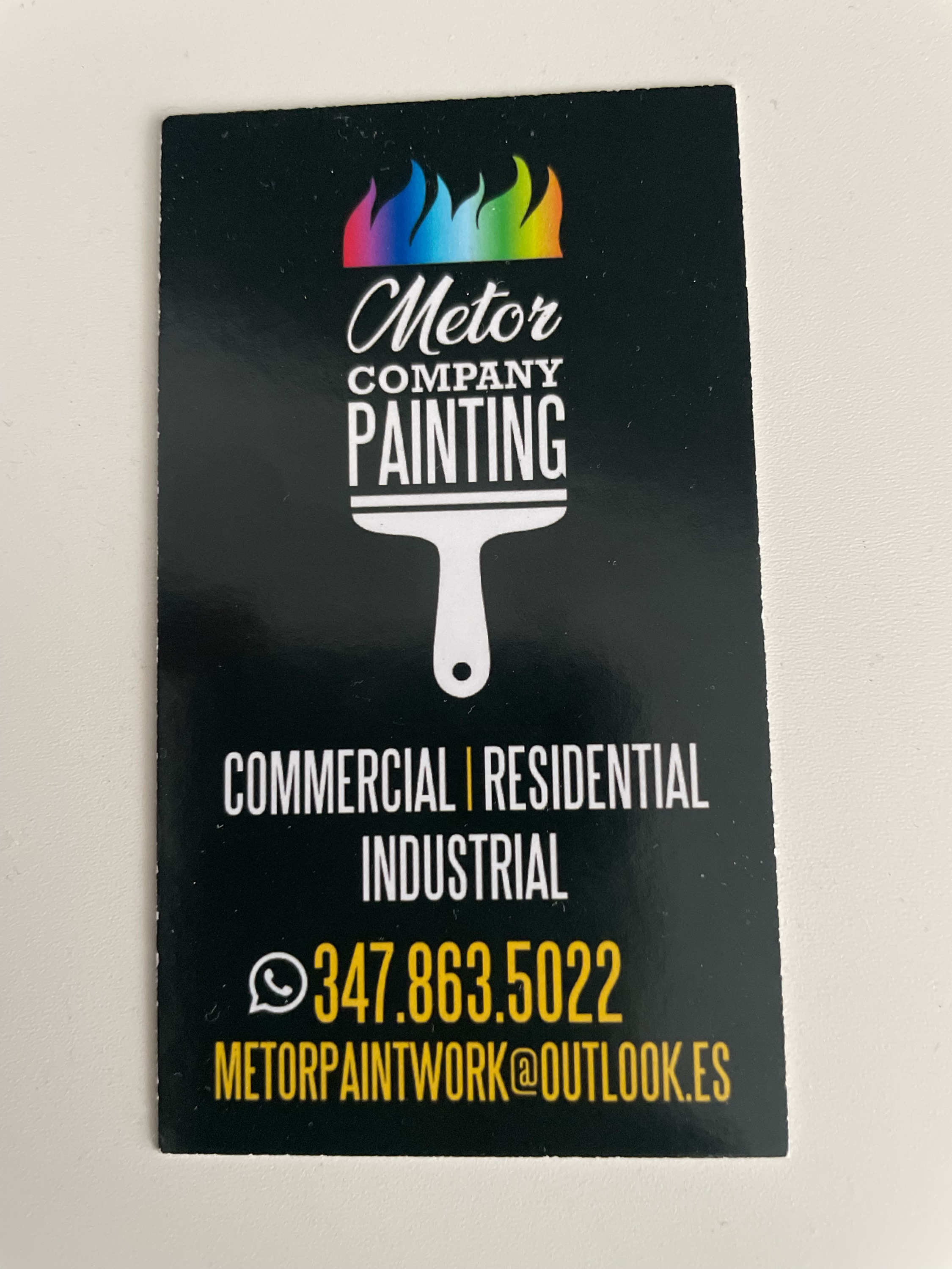 Metor Company Painting Logo