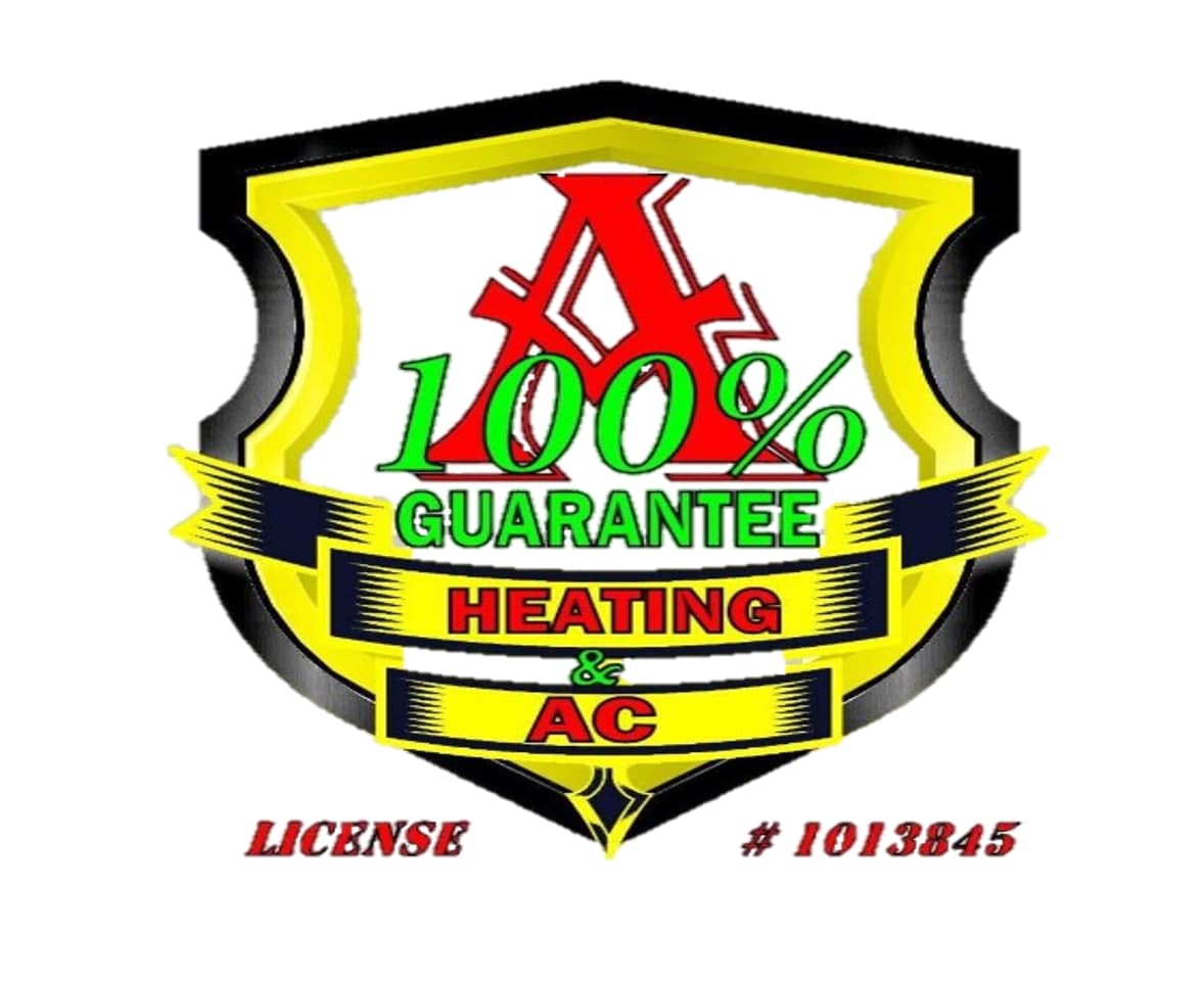 A 100% Guarantee Heating & AC Logo