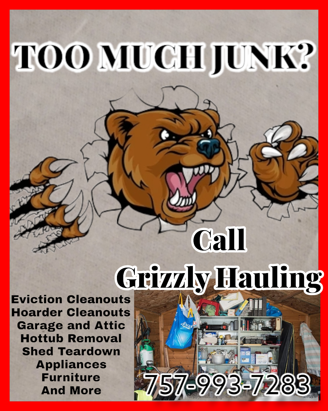 Grizzly Hauling LLC Logo