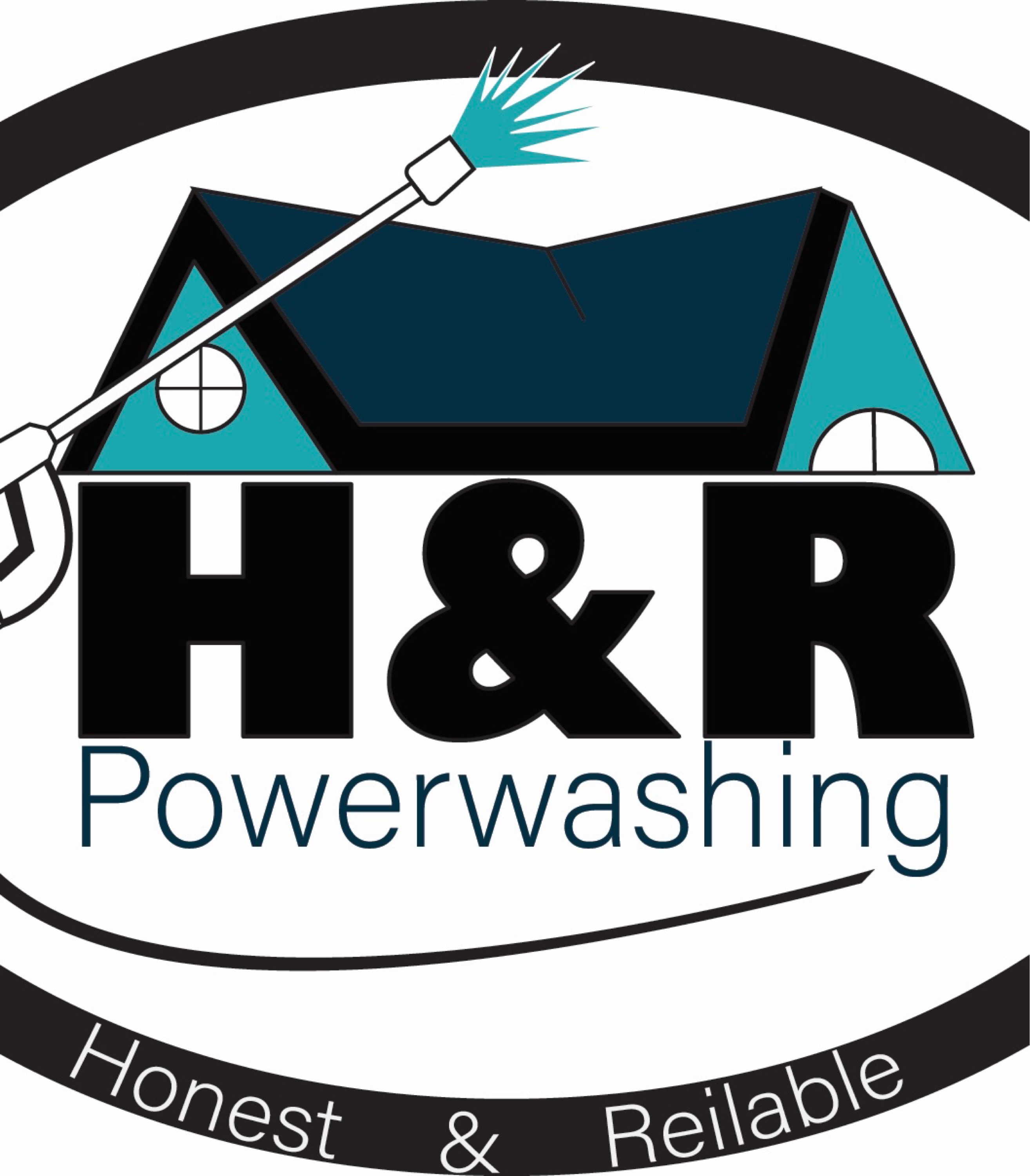 H&R Powerwashing Logo