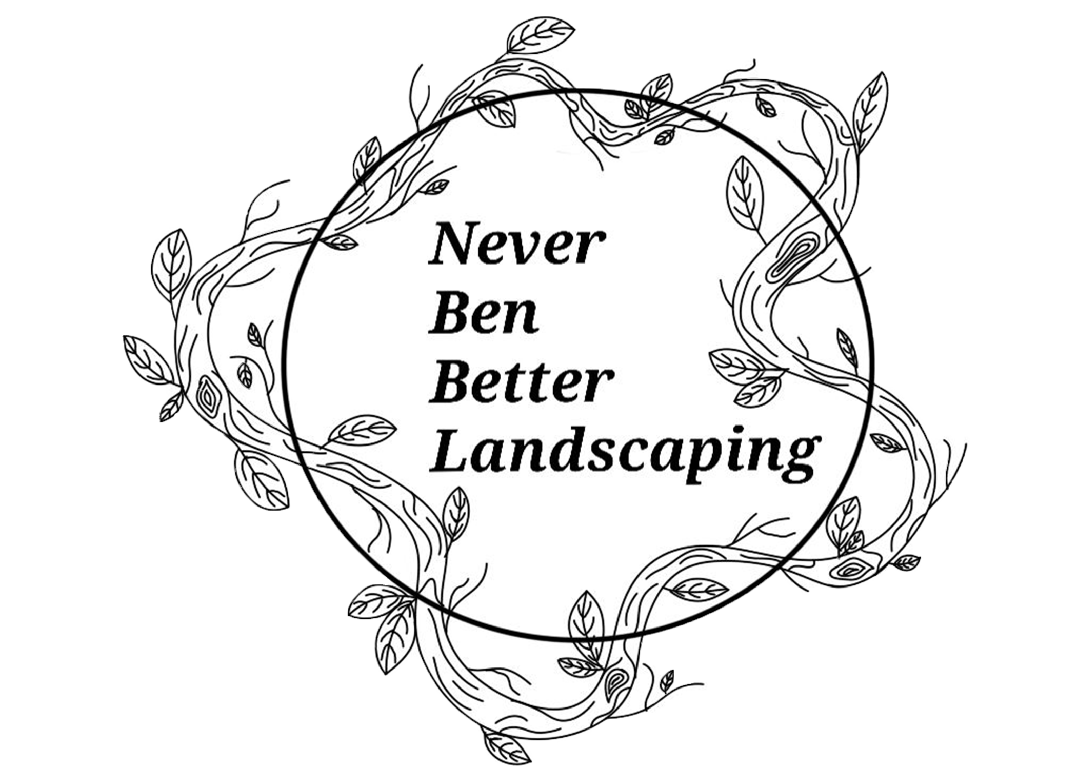 Never Ben Better Landscaping Logo