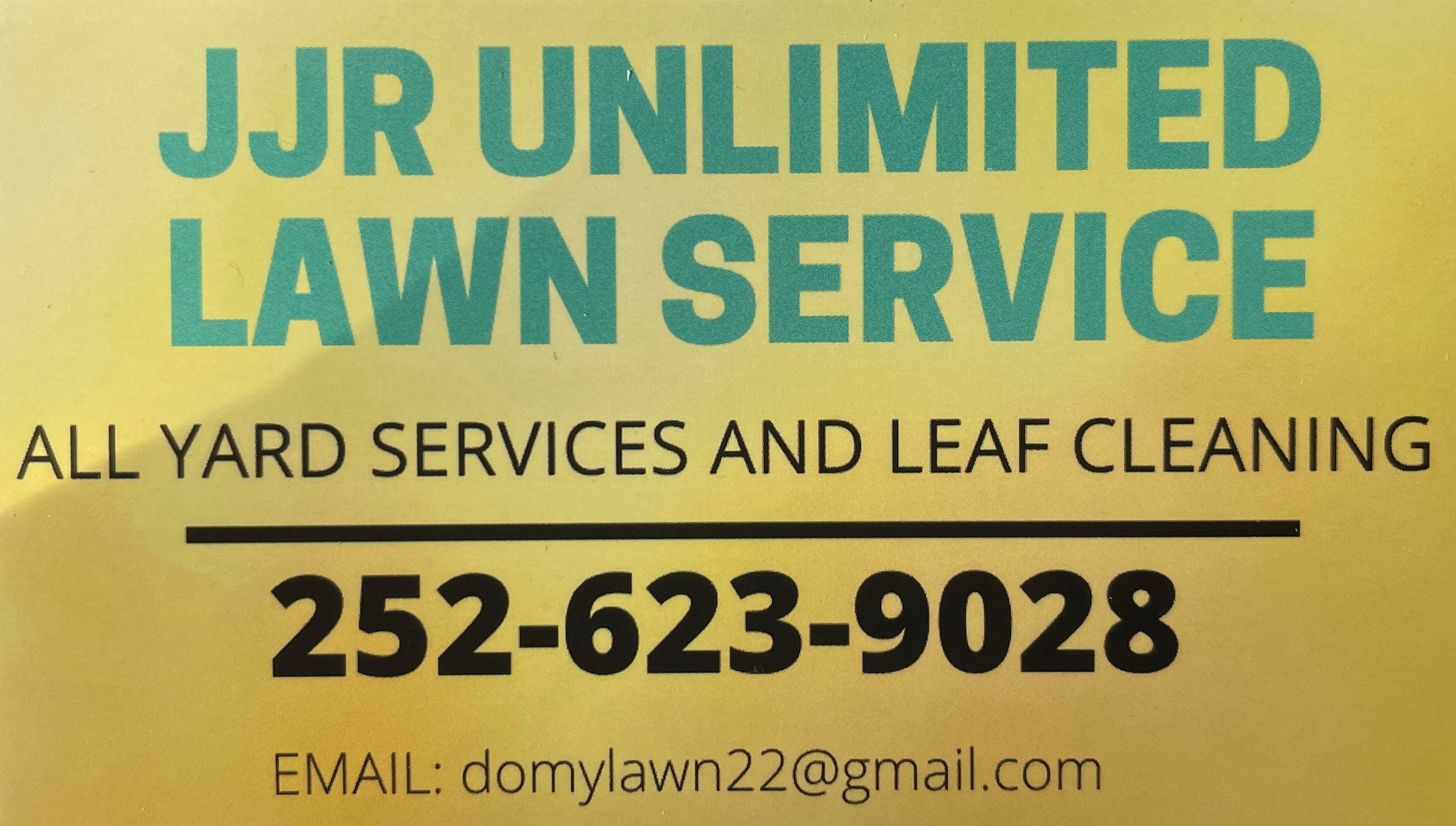 JJR Unlimited Lawn Care, LLC Logo