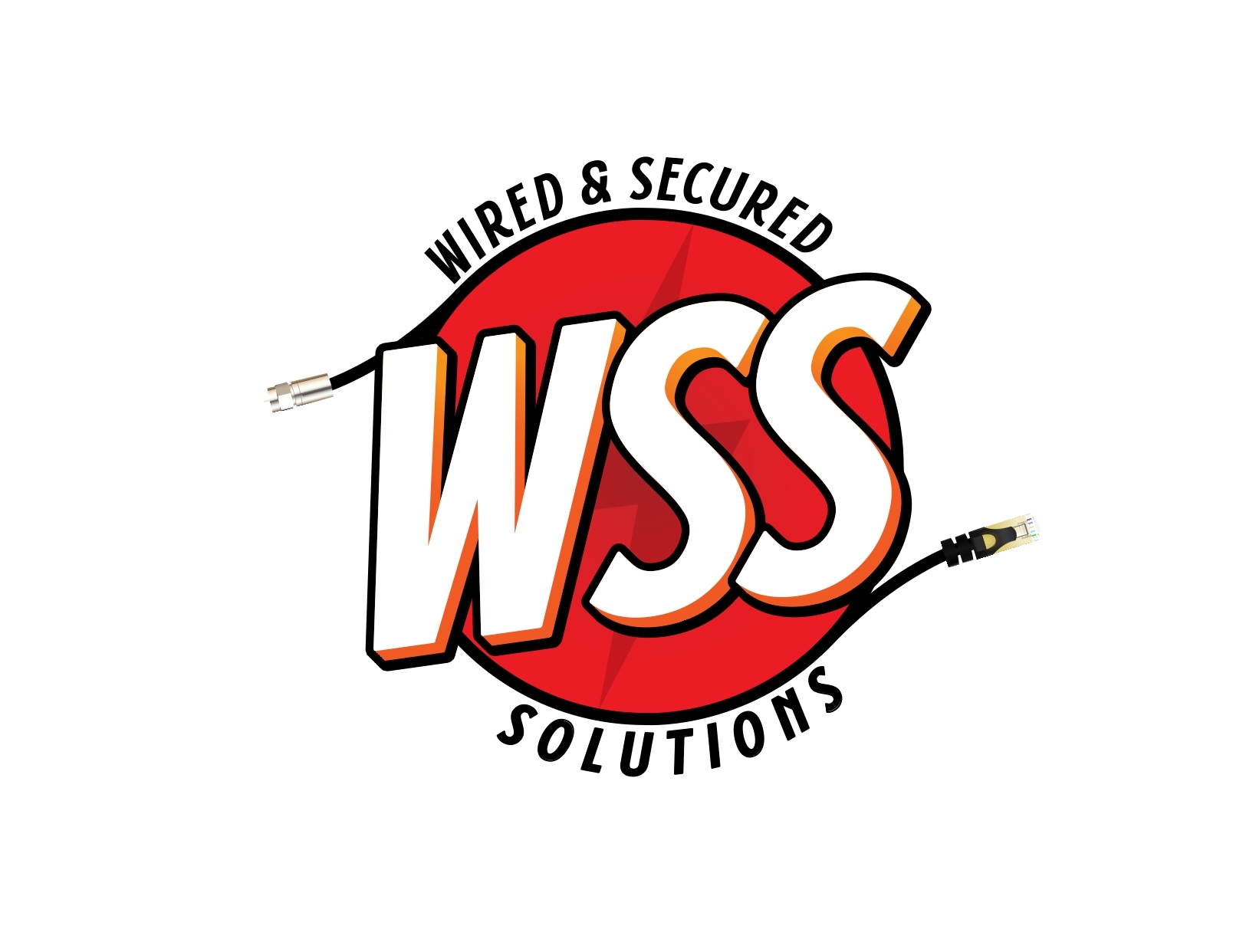 Wired and Secured Solutions Logo